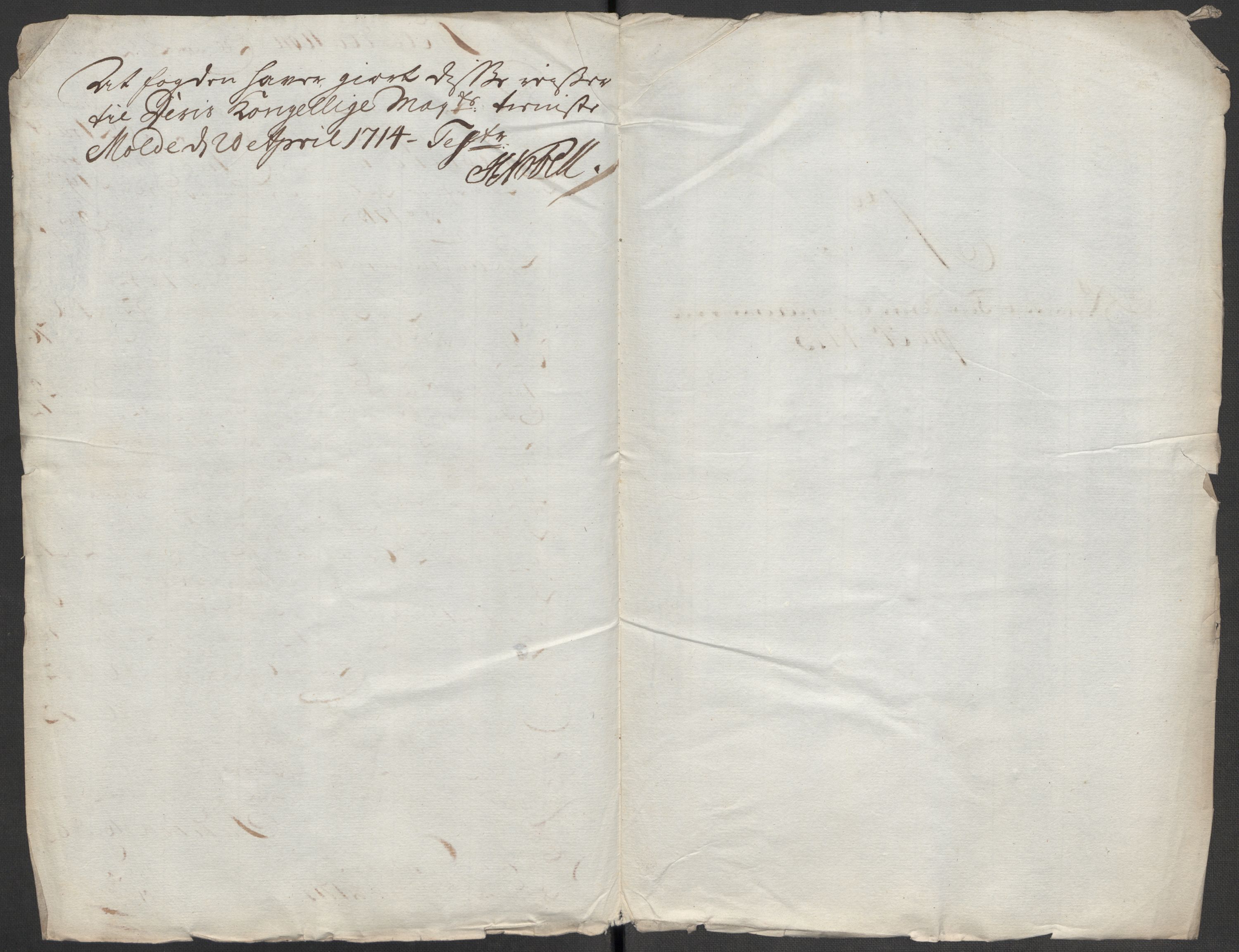 Rentekammeret inntil 1814, Reviderte regnskaper, Fogderegnskap, AV/RA-EA-4092/R55/L3662: Fogderegnskap Romsdal, 1713-1714, p. 273