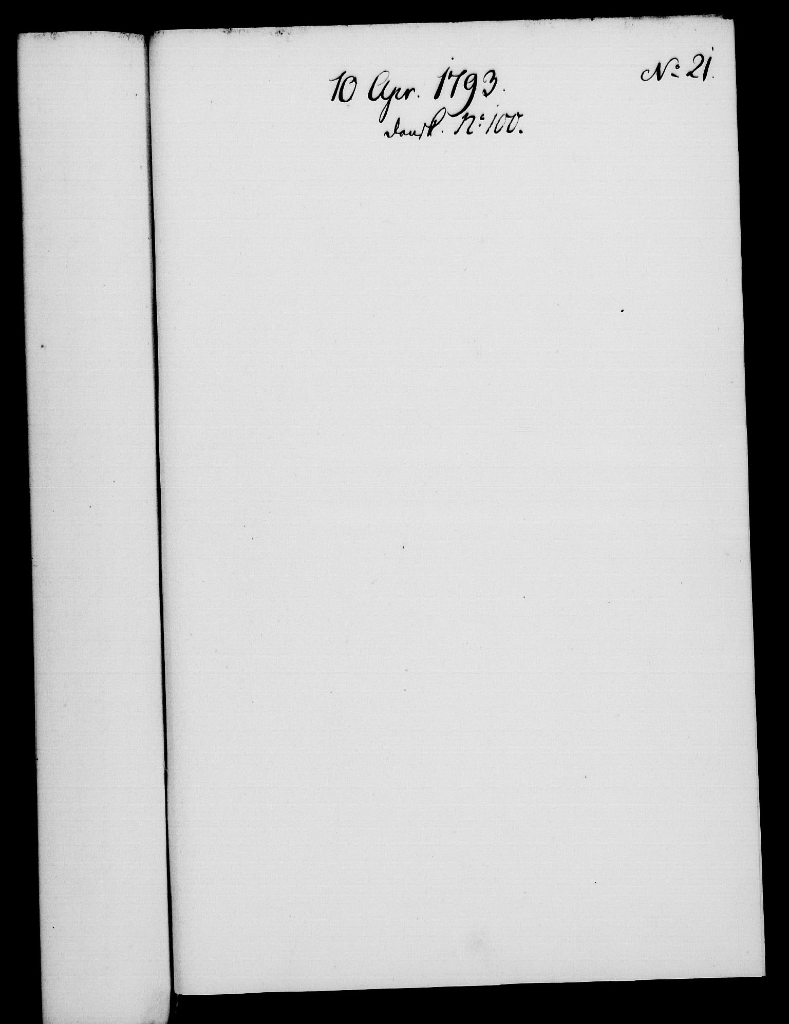 Rentekammeret, Kammerkanselliet, RA/EA-3111/G/Gf/Gfa/L0075: Norsk relasjons- og resolusjonsprotokoll (merket RK 52.75), 1793, p. 111