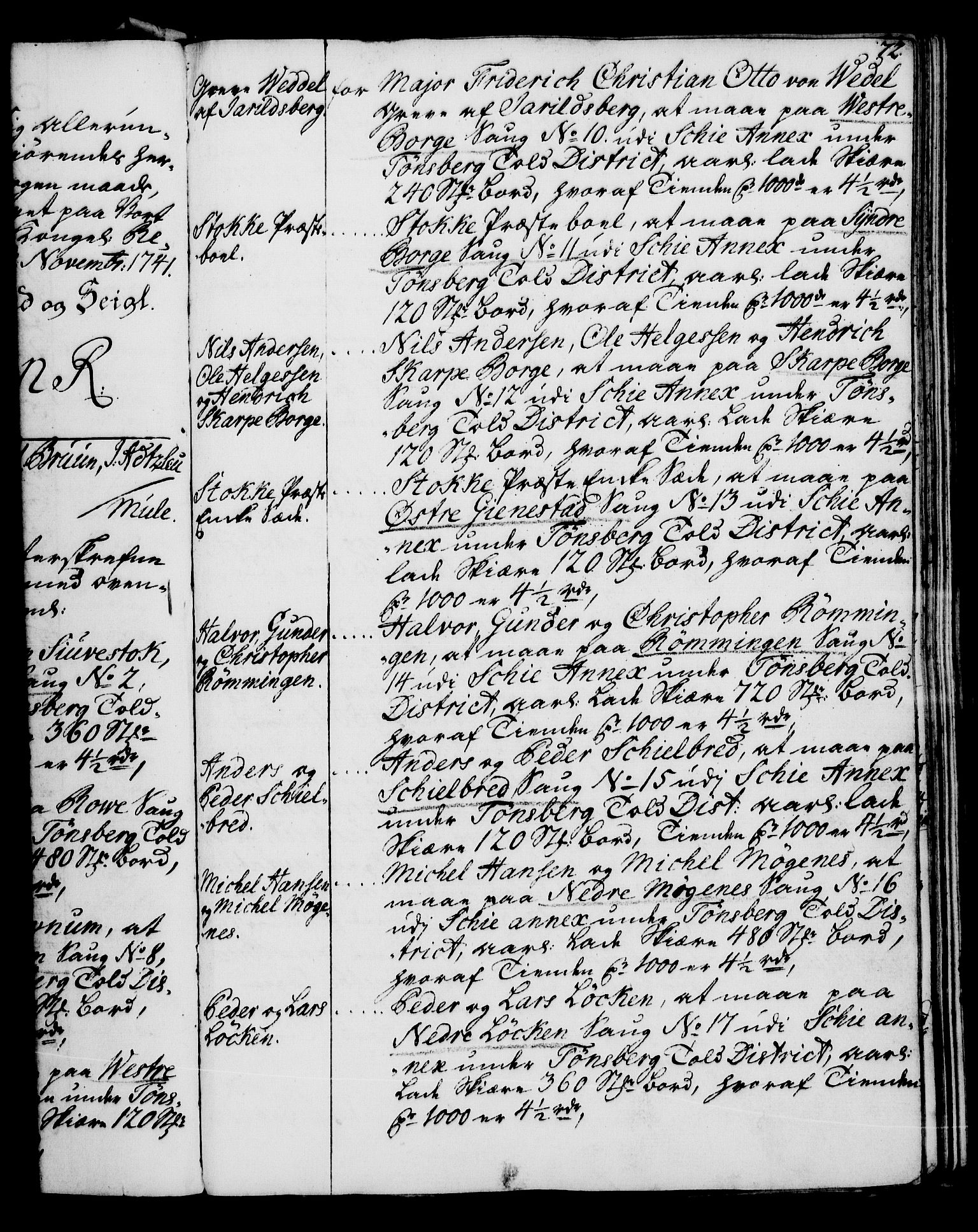 Rentekammeret, Kammerkanselliet, AV/RA-EA-3111/G/Gg/Gga/L0005: Norsk ekspedisjonsprotokoll med register (merket RK 53.5), 1741-1749, p. 72