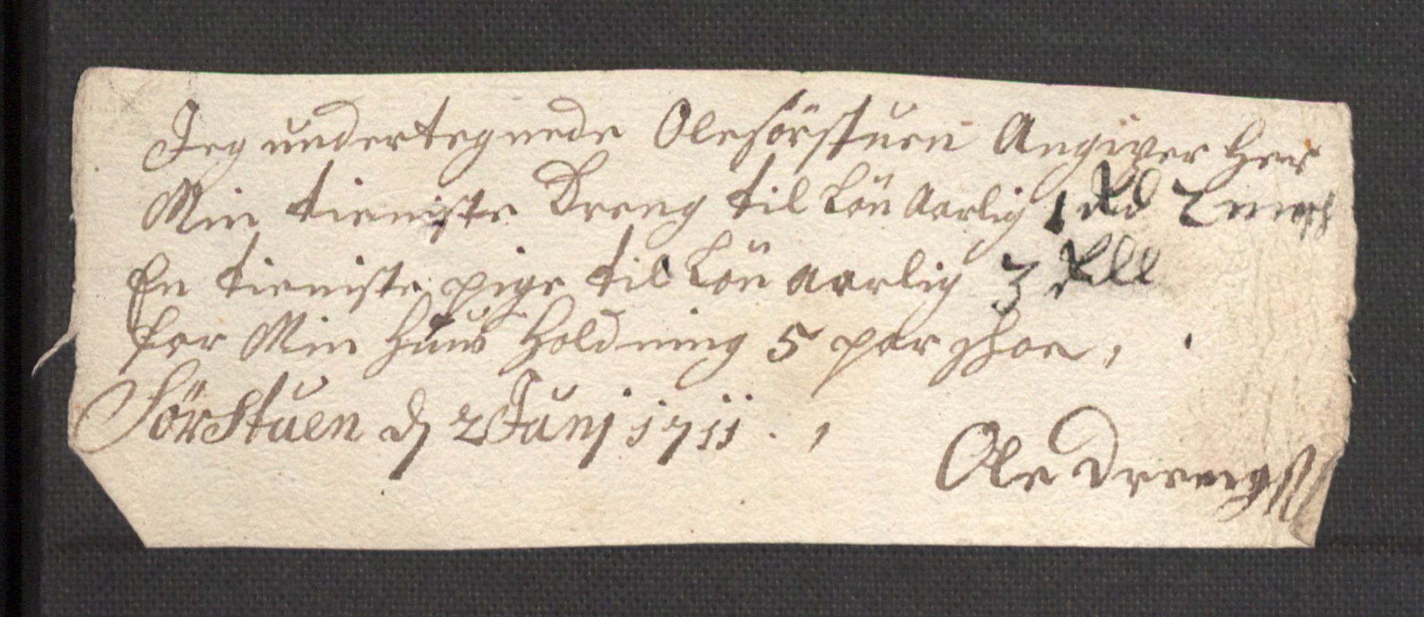 Rentekammeret inntil 1814, Reviderte regnskaper, Fogderegnskap, AV/RA-EA-4092/R36/L2121: Fogderegnskap Øvre og Nedre Telemark og Bamble, 1711, p. 385