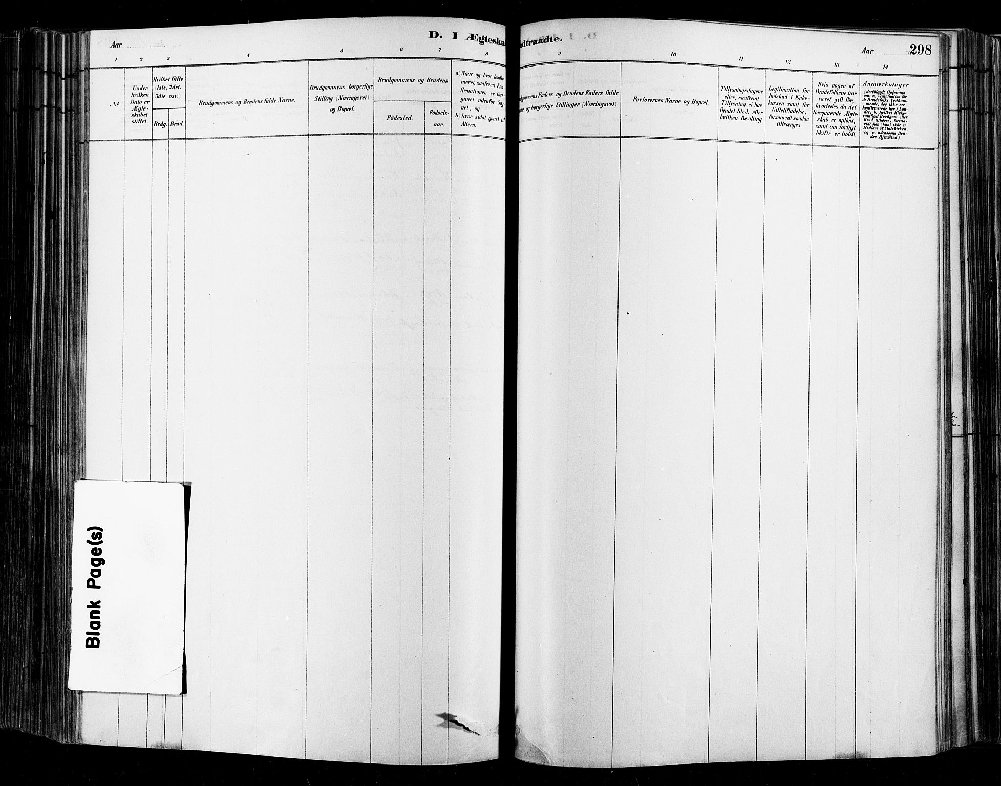 Moss prestekontor Kirkebøker, AV/SAO-A-2003/F/Fb/L0001: Parish register (official) no. II 1, 1878-1886, p. 298