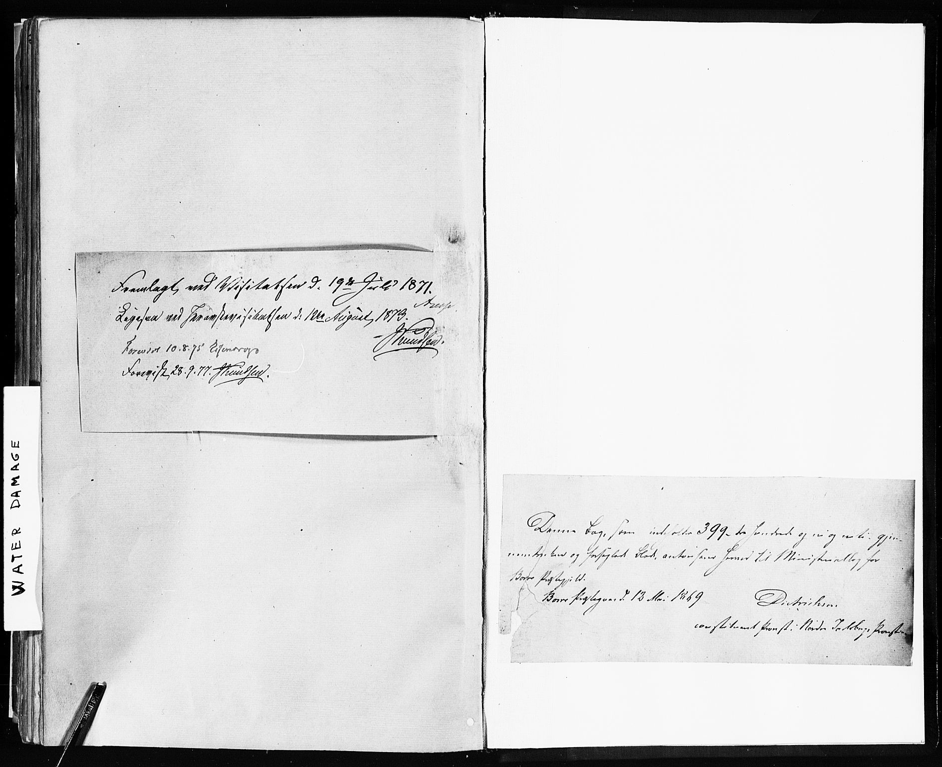 Borre kirkebøker, AV/SAKO-A-338/F/Fa/L0008: Parish register (official) no. I 8, 1868-1877