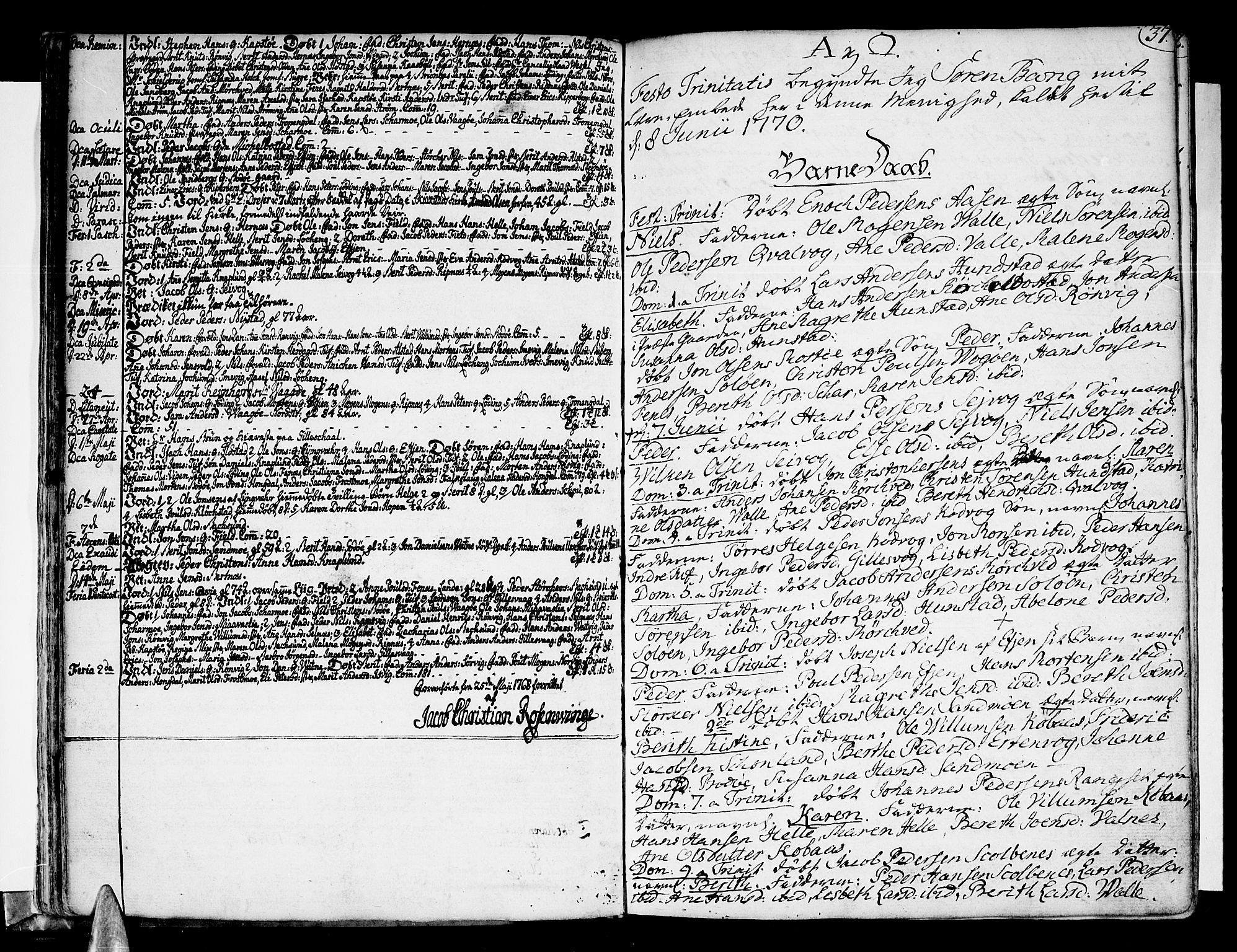 Ministerialprotokoller, klokkerbøker og fødselsregistre - Nordland, SAT/A-1459/801/L0003: Parish register (official) no. 801A03, 1762-1795, p. 37