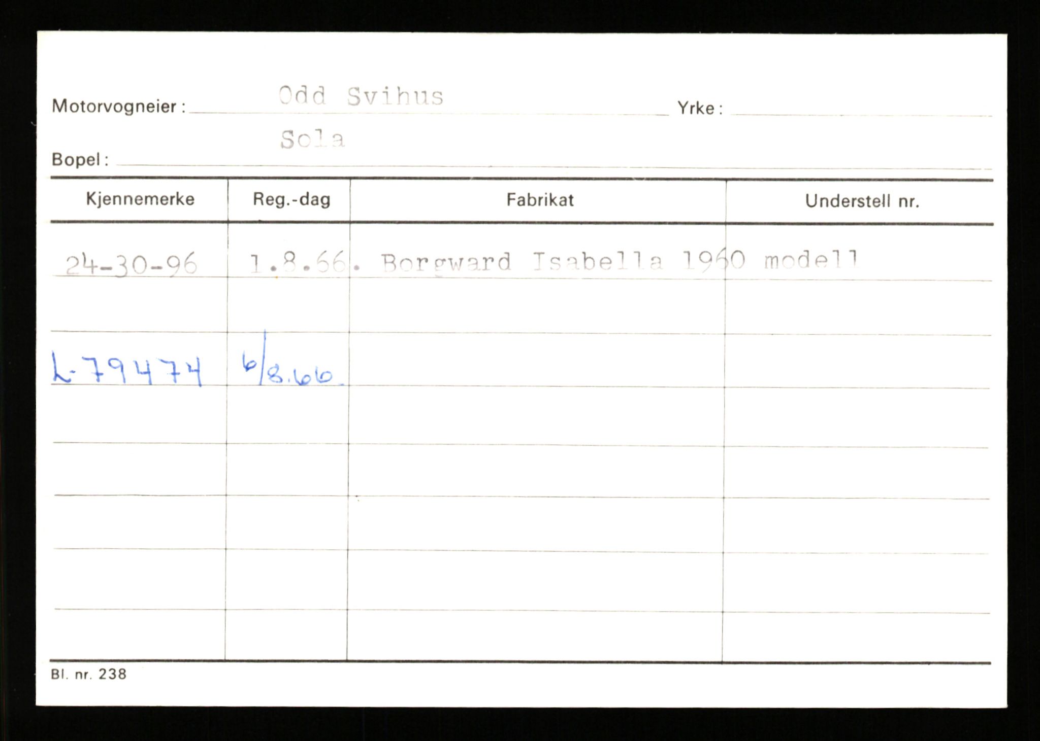 Stavanger trafikkstasjon, AV/SAST-A-101942/0/G/L0011: Registreringsnummer: 240000 - 363477, 1930-1971, p. 147