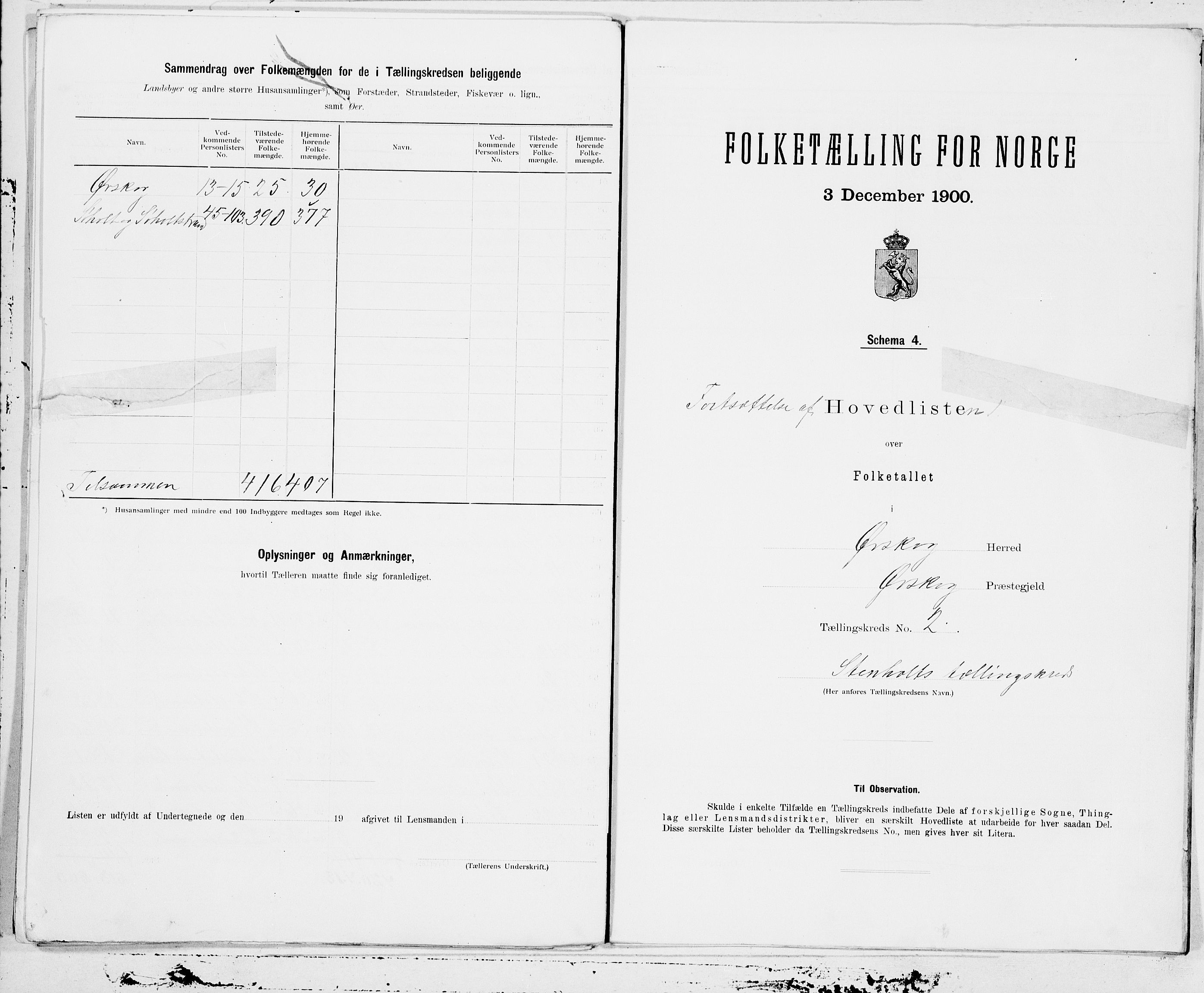 SAT, 1900 census for Ørskog, 1900, p. 6