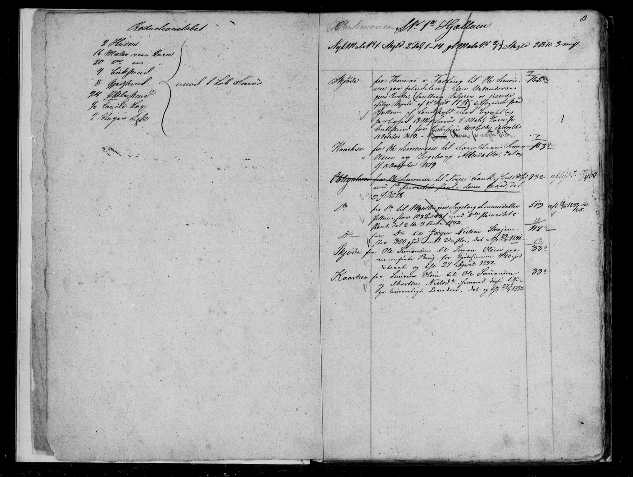 Ytre Sogn tingrett, SAB/A-2601/1/G/Gaa/L0004: Mortgage register no. II.A.a.4, 1800-1850, p. 2-3