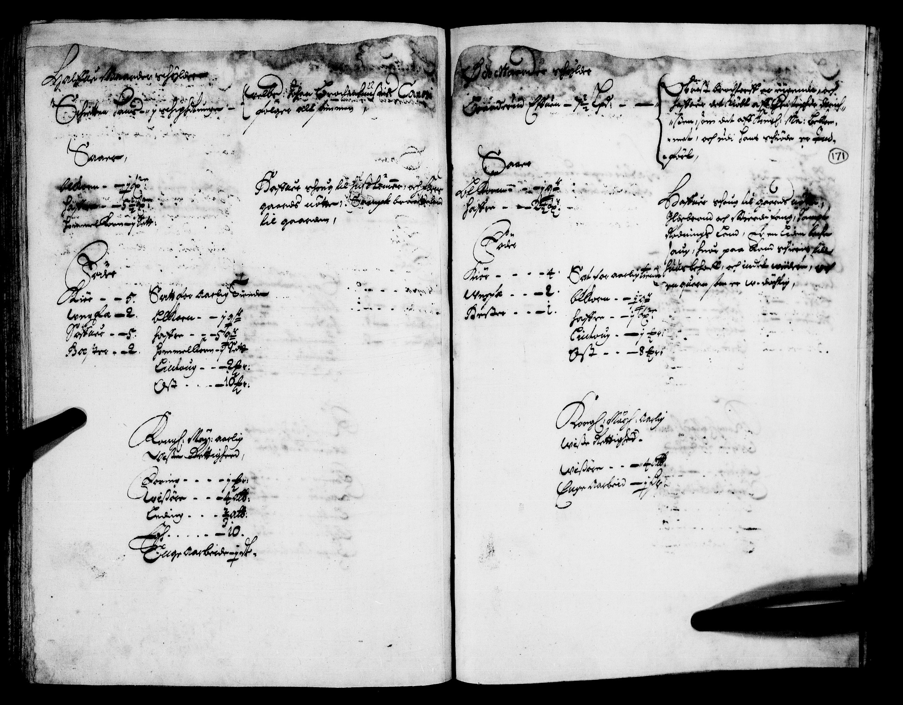 Rentekammeret inntil 1814, Realistisk ordnet avdeling, AV/RA-EA-4070/N/Nb/Nba/L0007: Nedre Romerike fogderi, 1. del, 1666, p. 170b-171a