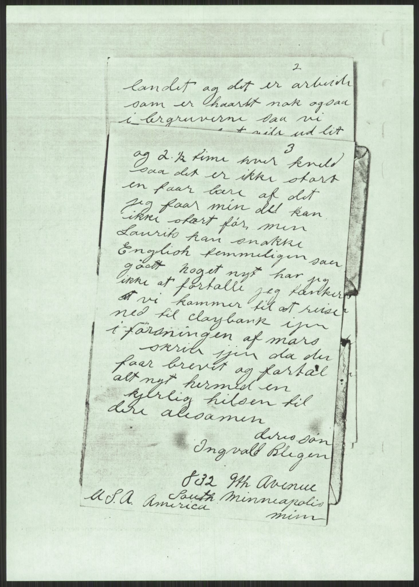 Samlinger til kildeutgivelse, Amerikabrevene, AV/RA-EA-4057/F/L0014: Innlån fra Oppland: Nyberg - Slettahaugen, 1838-1914, p. 175