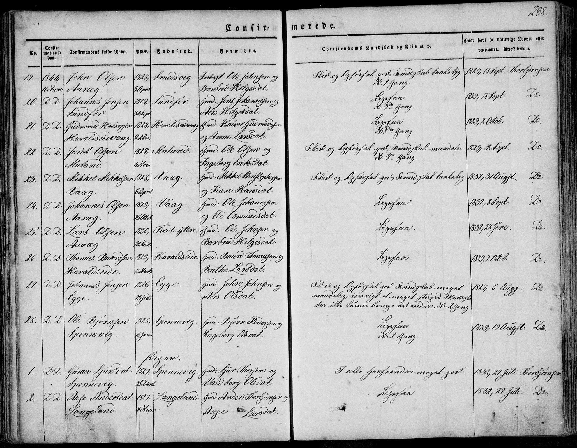 Skjold sokneprestkontor, AV/SAST-A-101847/H/Ha/Haa/L0006: Parish register (official) no. A 6.1, 1835-1858, p. 238