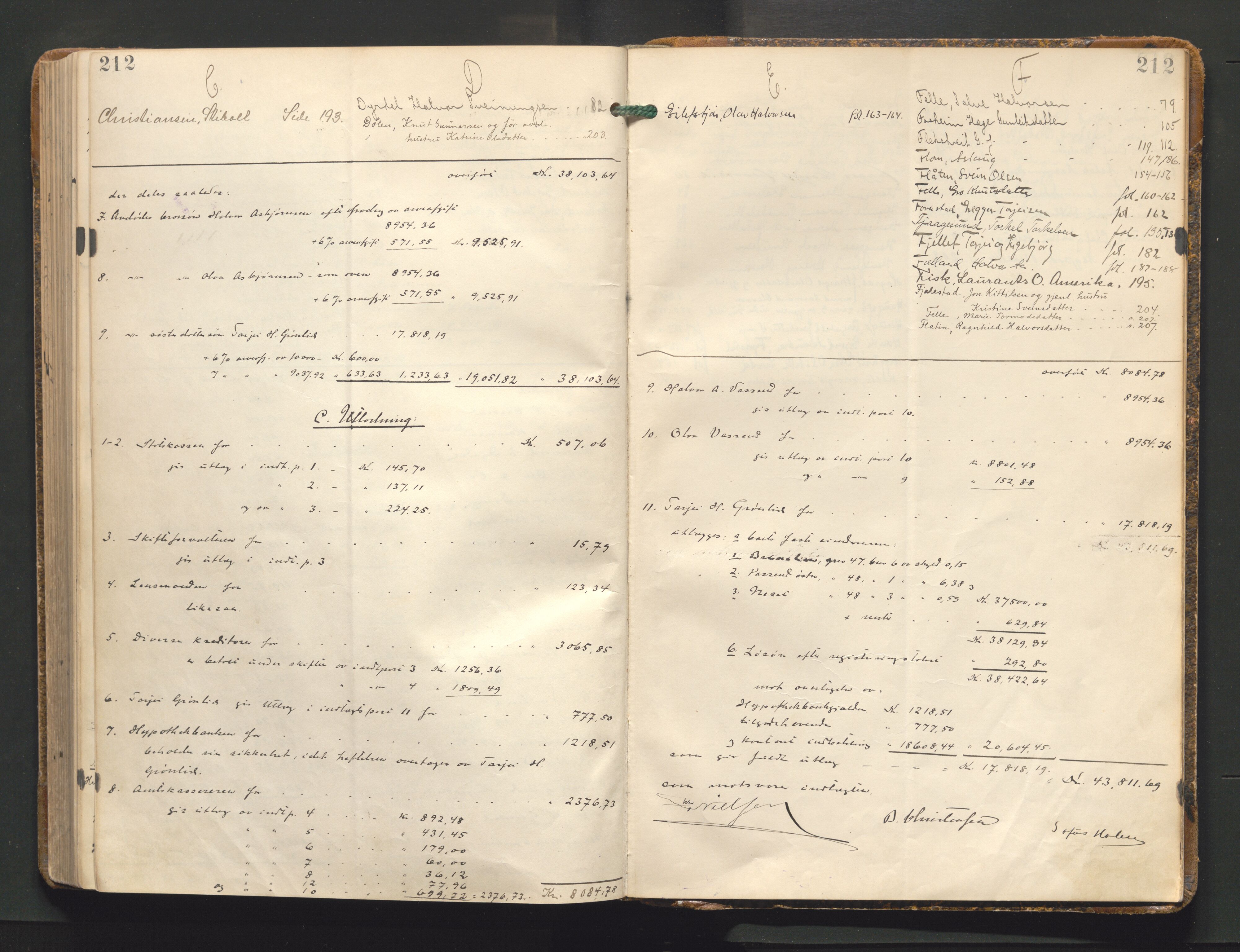 Vest-Telemark sorenskriveri, AV/SAKO-A-134/H/Ha/Hac/L0012: Skifteutlodningsprotokoll, 1905-1913, p. 212