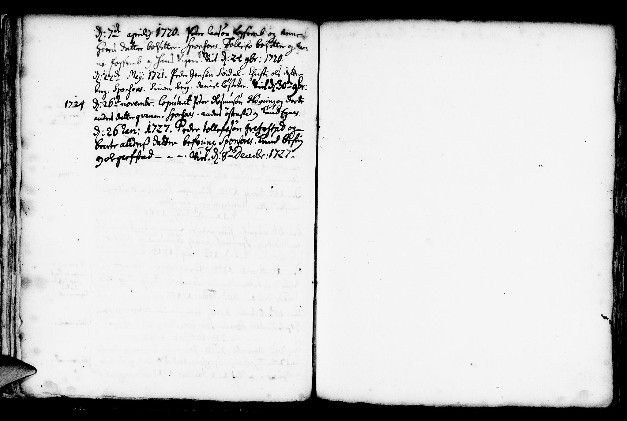 Jølster sokneprestembete, AV/SAB-A-80701/H/Haa/Haaa/L0001: Parish register (official) no. A 1, 1696-1728