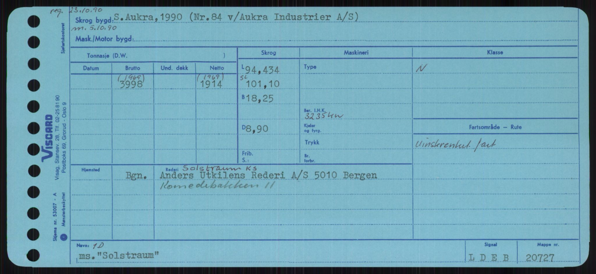 Sjøfartsdirektoratet med forløpere, Skipsmålingen, RA/S-1627/H/Ha/L0005/0002: Fartøy, S-Sven / Fartøy, Skjo-Sven, p. 231