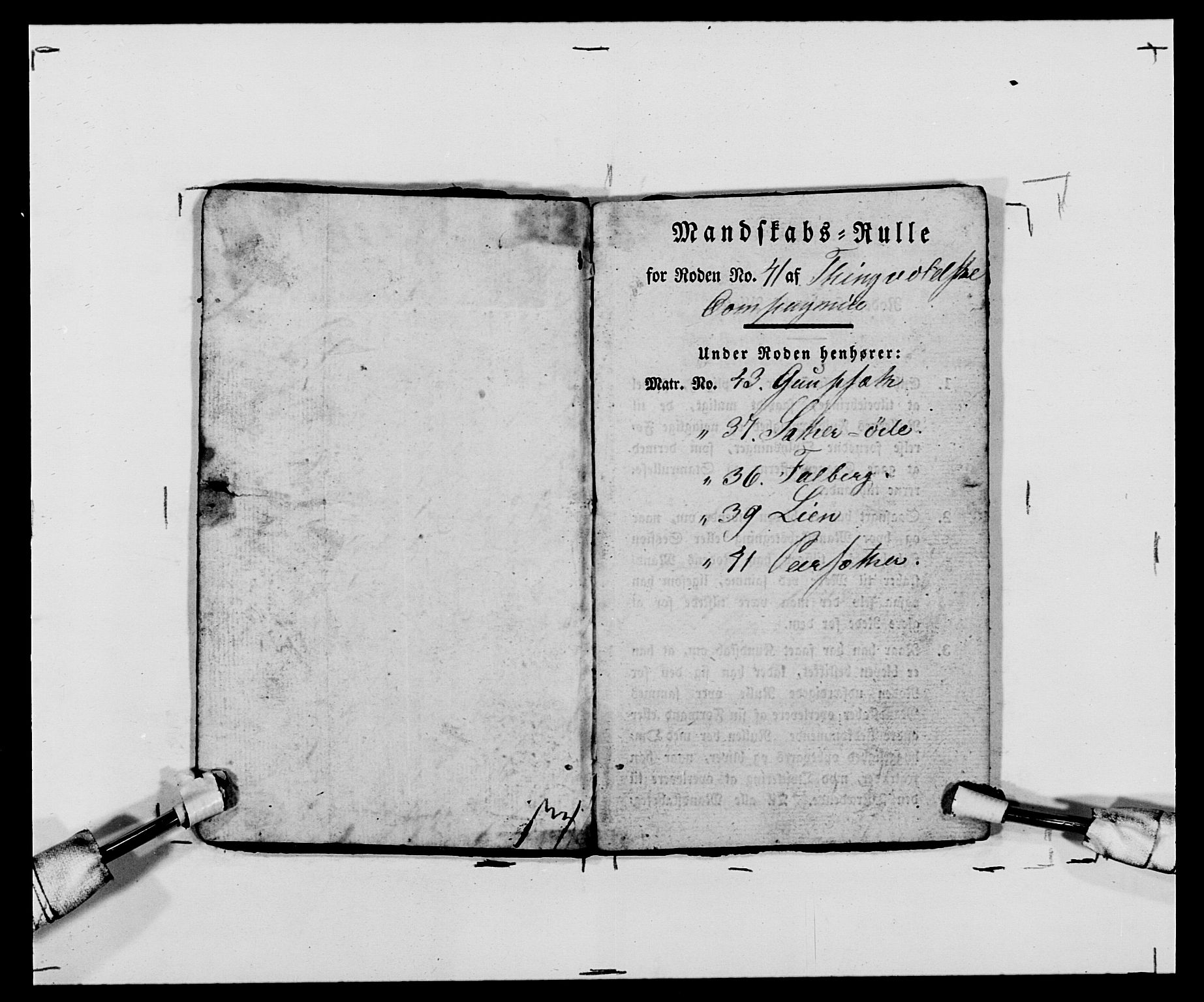 Generalitets- og kommissariatskollegiet, Det kongelige norske kommissariatskollegium, AV/RA-EA-5420/E/Eh/L0120: Tingvollske kompani, 1850-1870, p. 151