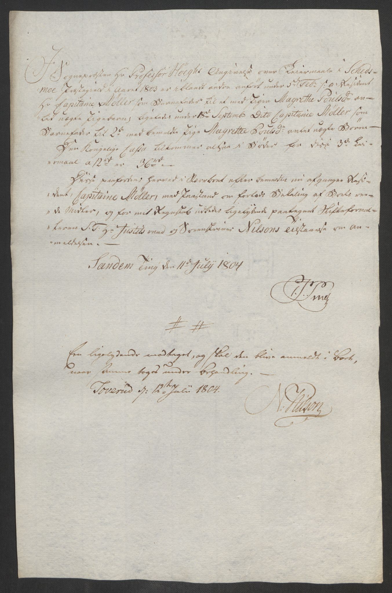 Rentekammeret inntil 1814, Reviderte regnskaper, Fogderegnskap, AV/RA-EA-4092/R11/L0679: Fogderegnskap Nedre Romerike, 1803, p. 172