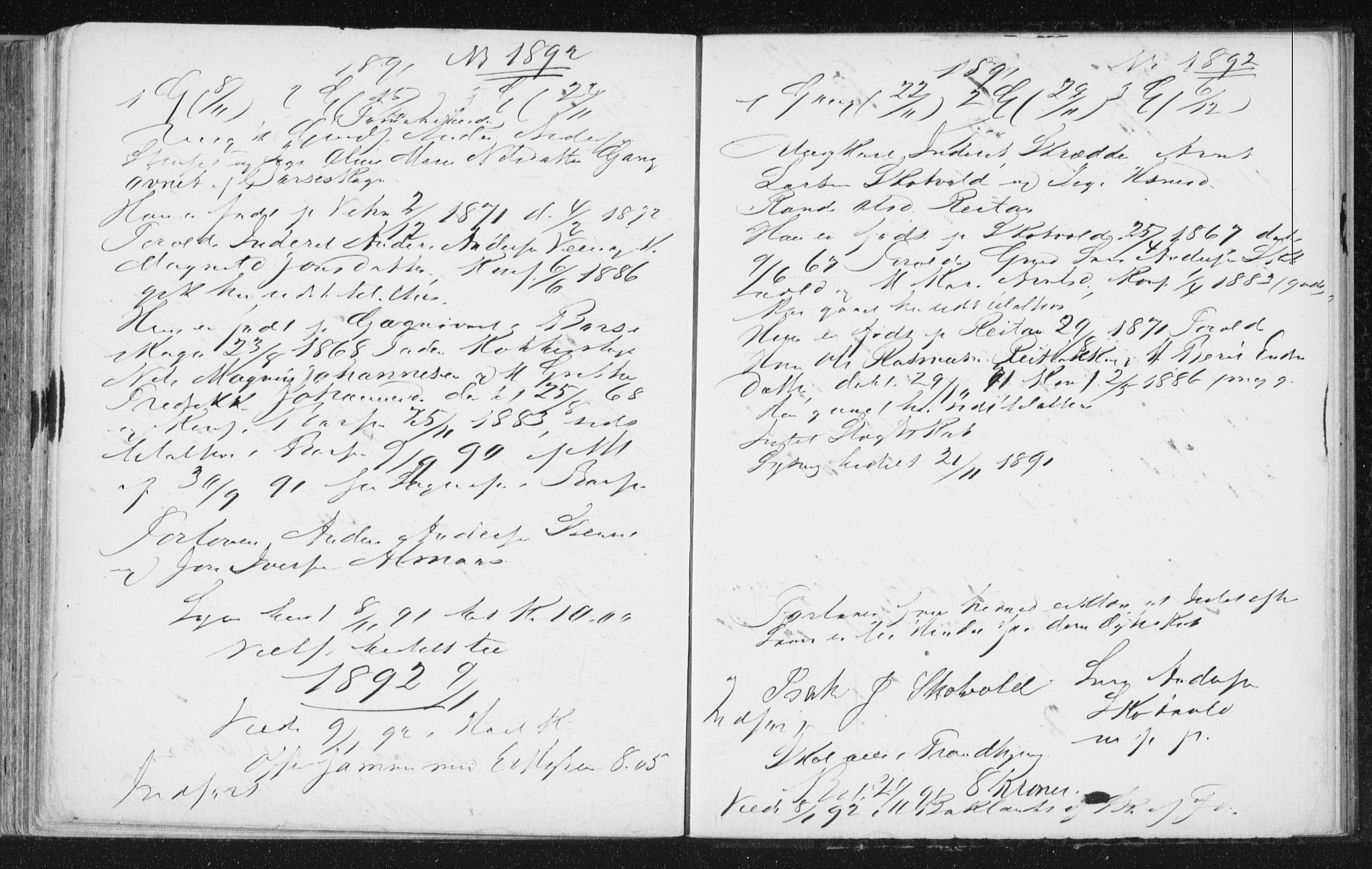 Melhus sokneprestkontor, AV/SAT-A-1141/1/I/I1/I1f/L0010: Banns register no. 691.I.1F10, 1867-1894