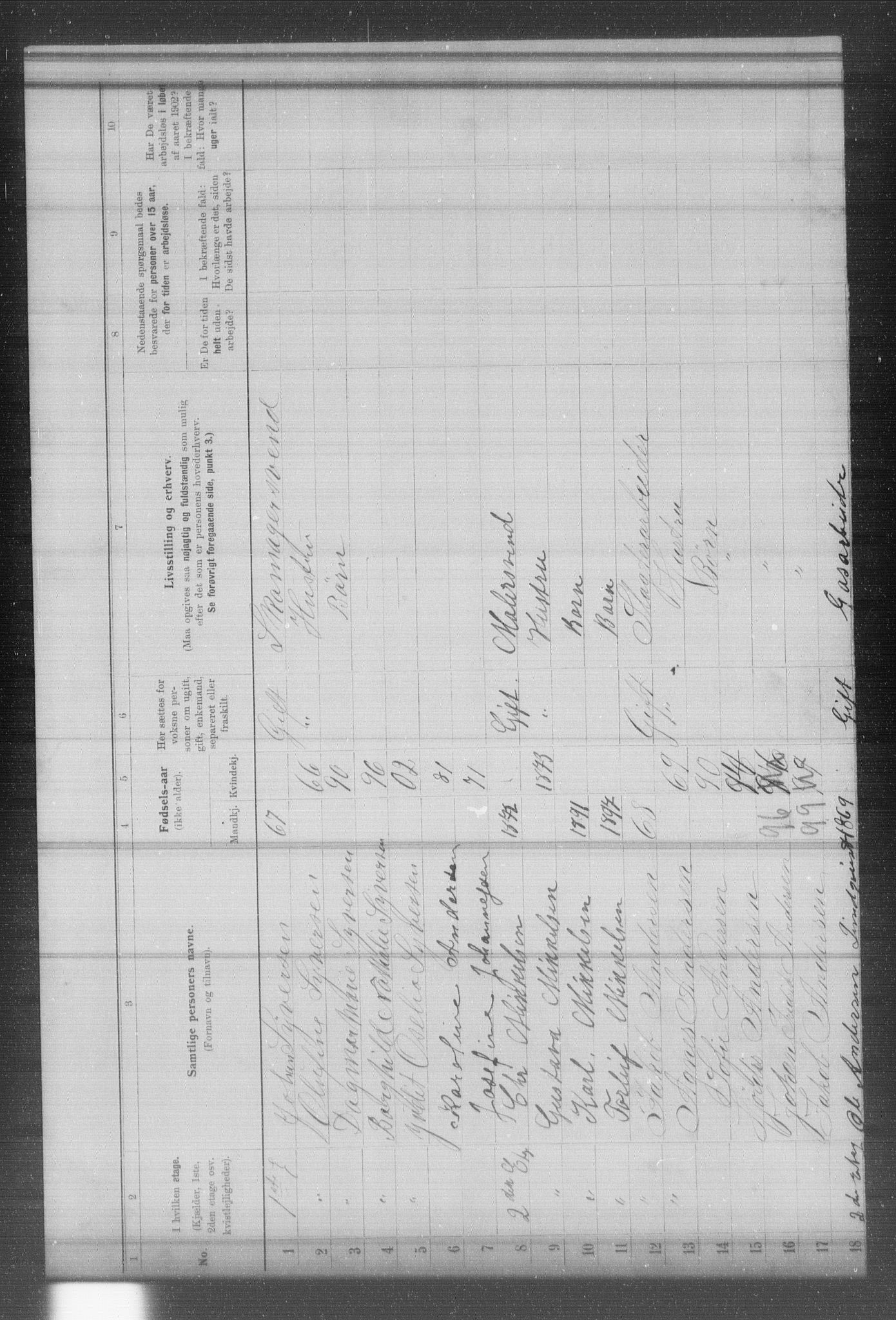 OBA, Municipal Census 1902 for Kristiania, 1902, p. 15678