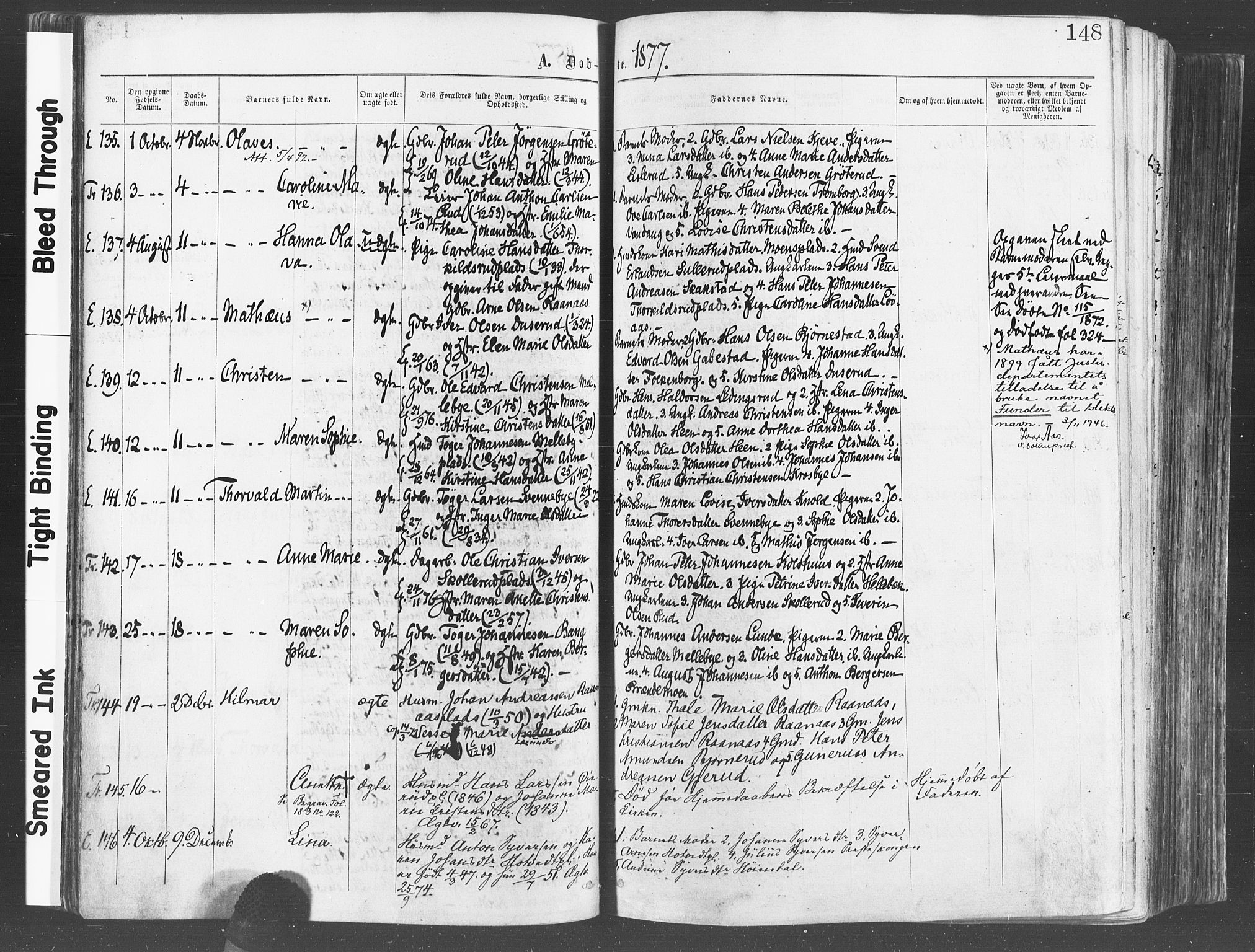 Eidsberg prestekontor Kirkebøker, SAO/A-10905/F/Fa/L0011: Parish register (official) no. I 11, 1867-1878, p. 148