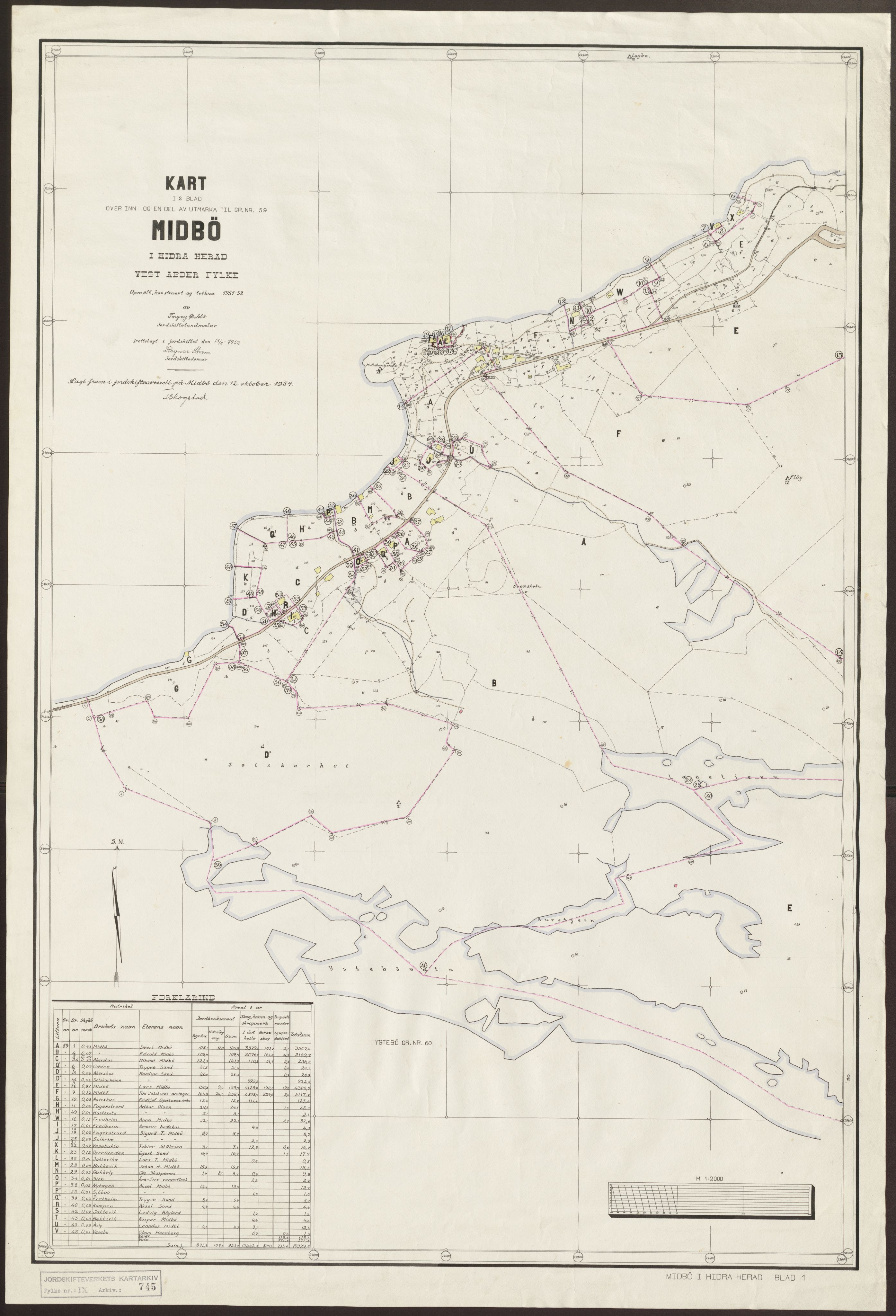 Jordskifteverkets kartarkiv, AV/RA-S-3929/T, 1859-1988, p. 929