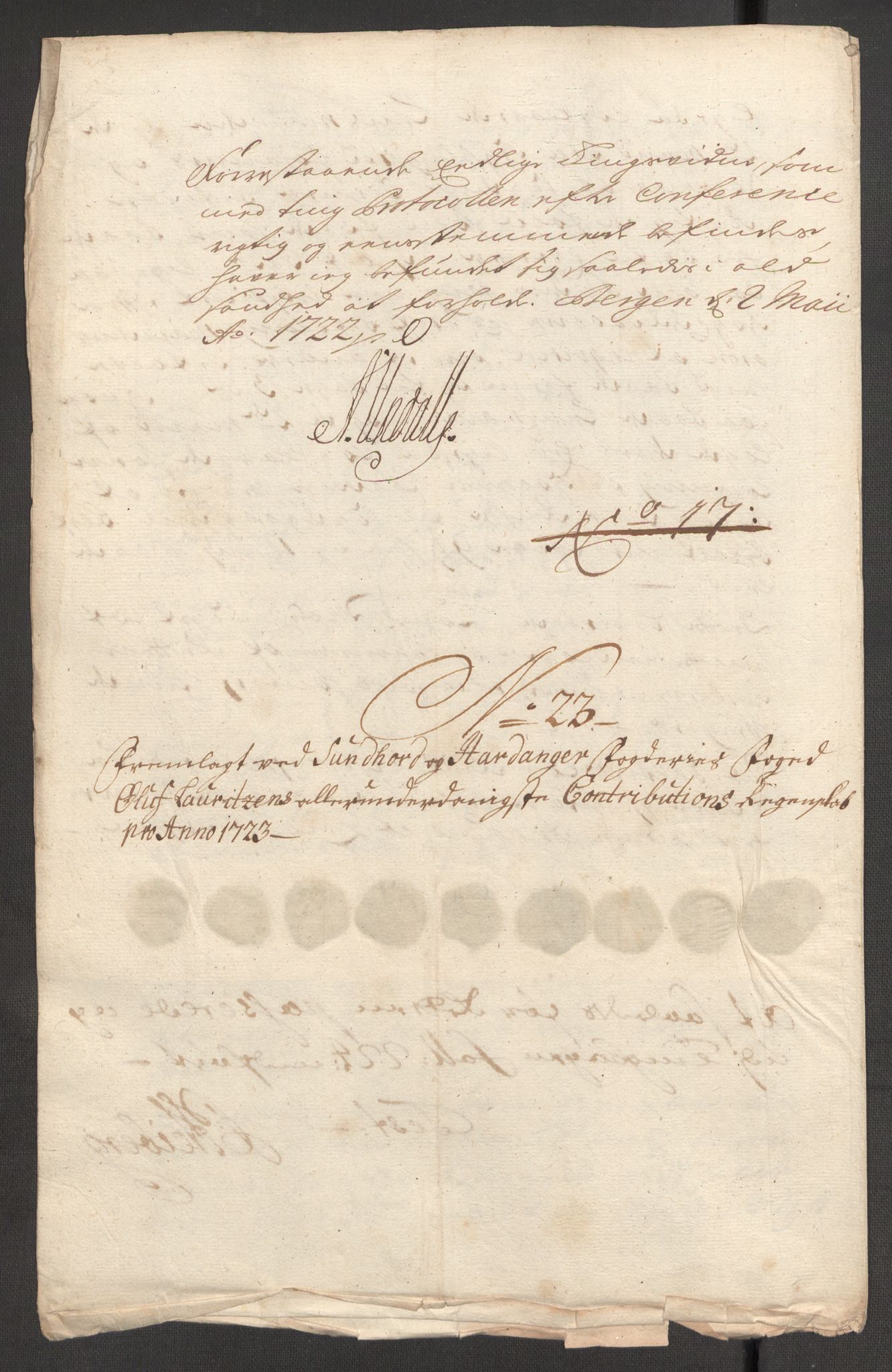 Rentekammeret inntil 1814, Reviderte regnskaper, Fogderegnskap, AV/RA-EA-4092/R48/L3000: Fogderegnskap Sunnhordland og Hardanger, 1721, p. 160