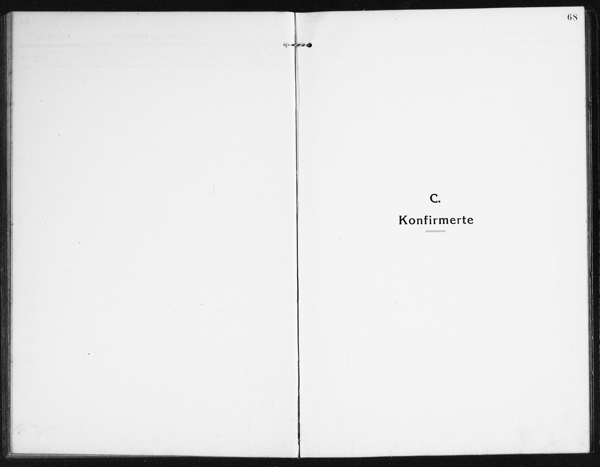 Valle sokneprestkontor, SAK/1111-0044/F/Fb/Fba/L0004: Parish register (copy) no. B 4, 1917-1944, p. 68