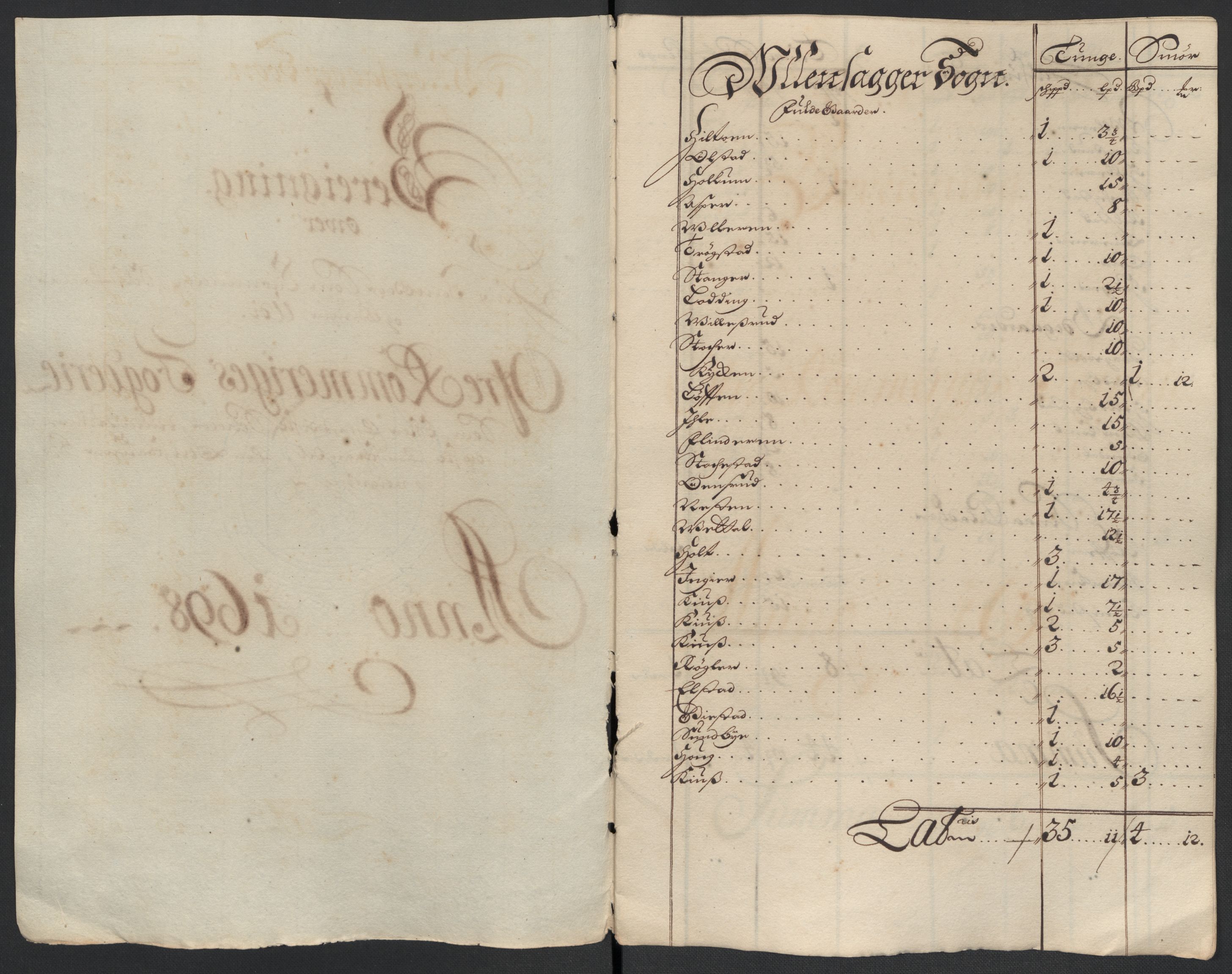 Rentekammeret inntil 1814, Reviderte regnskaper, Fogderegnskap, AV/RA-EA-4092/R12/L0710: Fogderegnskap Øvre Romerike, 1698, p. 237