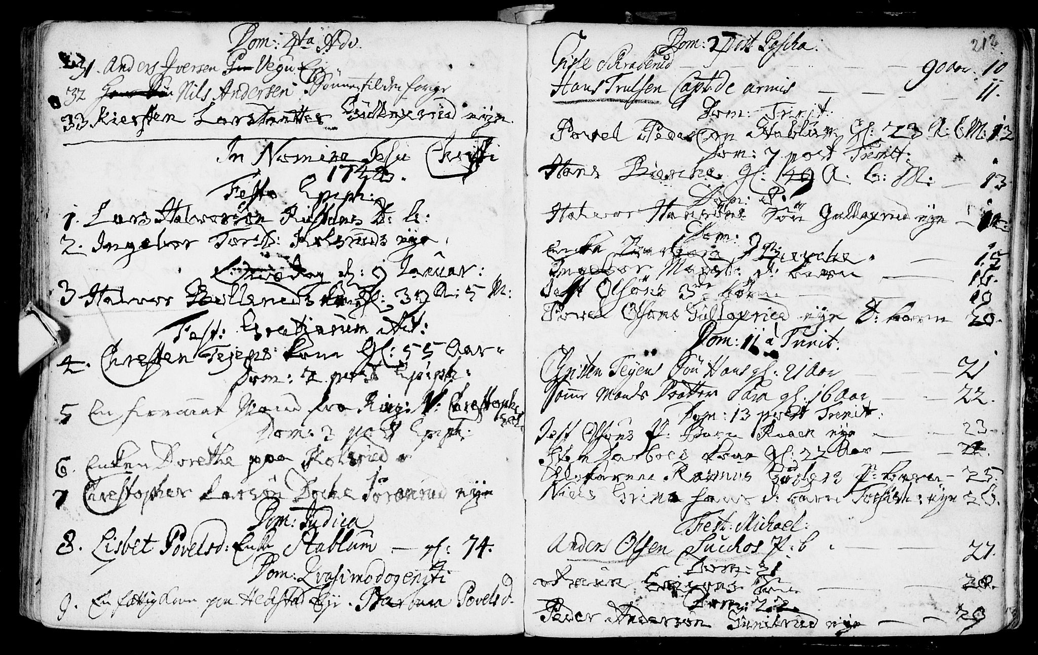 Eiker kirkebøker, SAKO/A-4/F/Fa/L0007: Parish register (official) no. I 7 /2, 1733-1808, p. 212