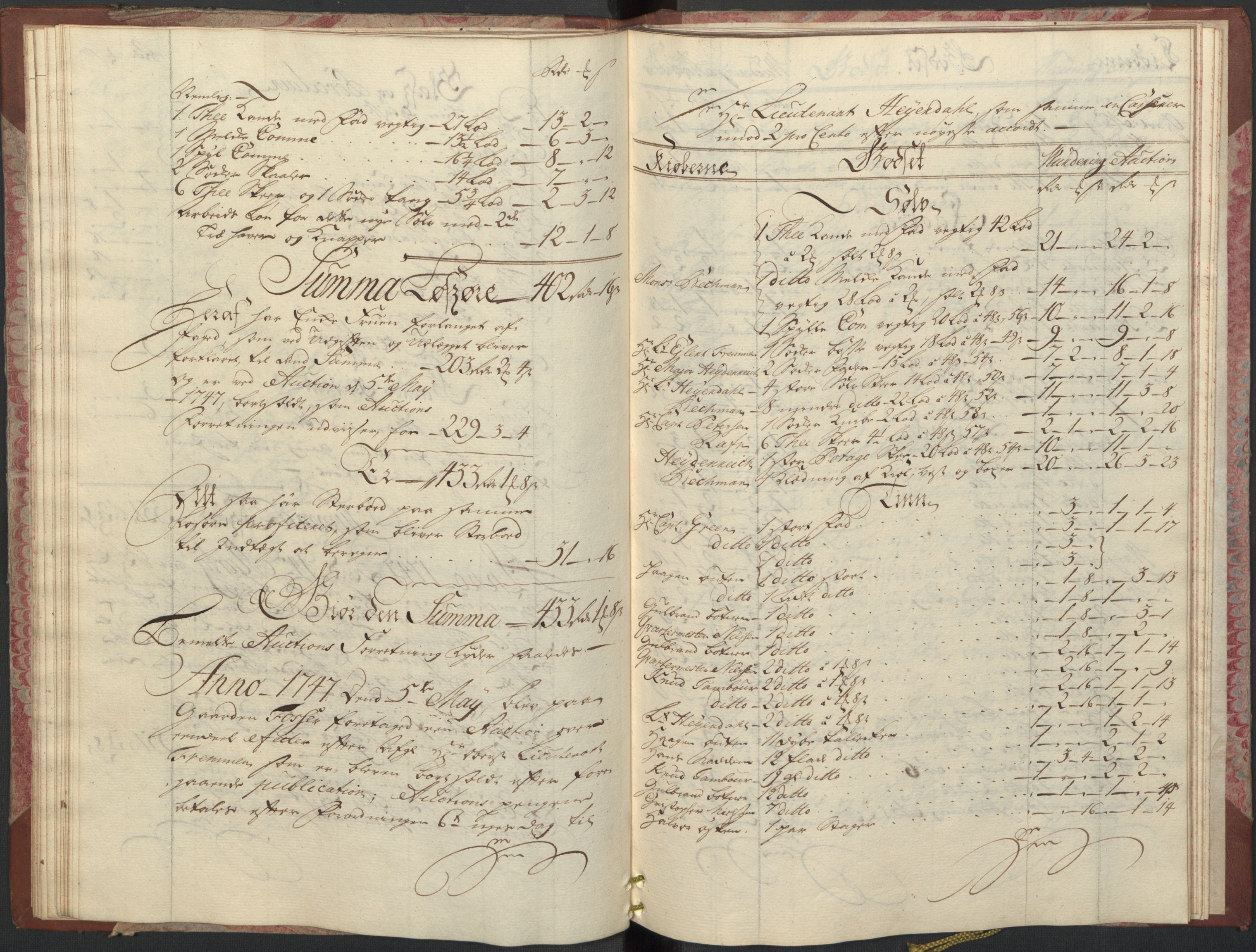 Forsvaret, Generalauditøren, AV/RA-RAFA-1772/F/Fj/Fja/L0020: --, 1746-1820, p. 21