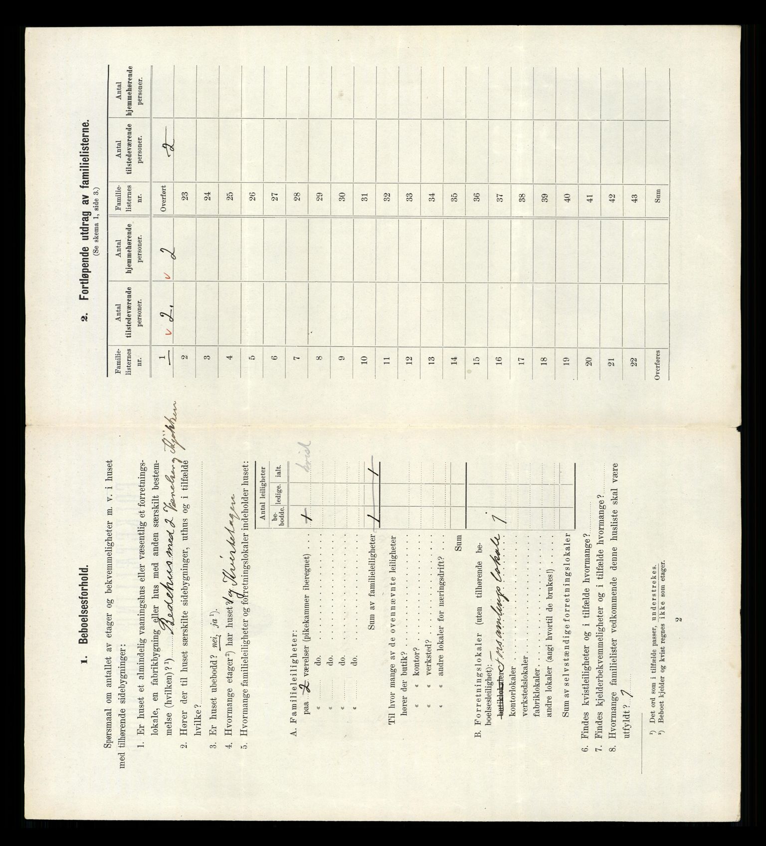 RA, 1910 census for Kristiansand, 1910, p. 1183