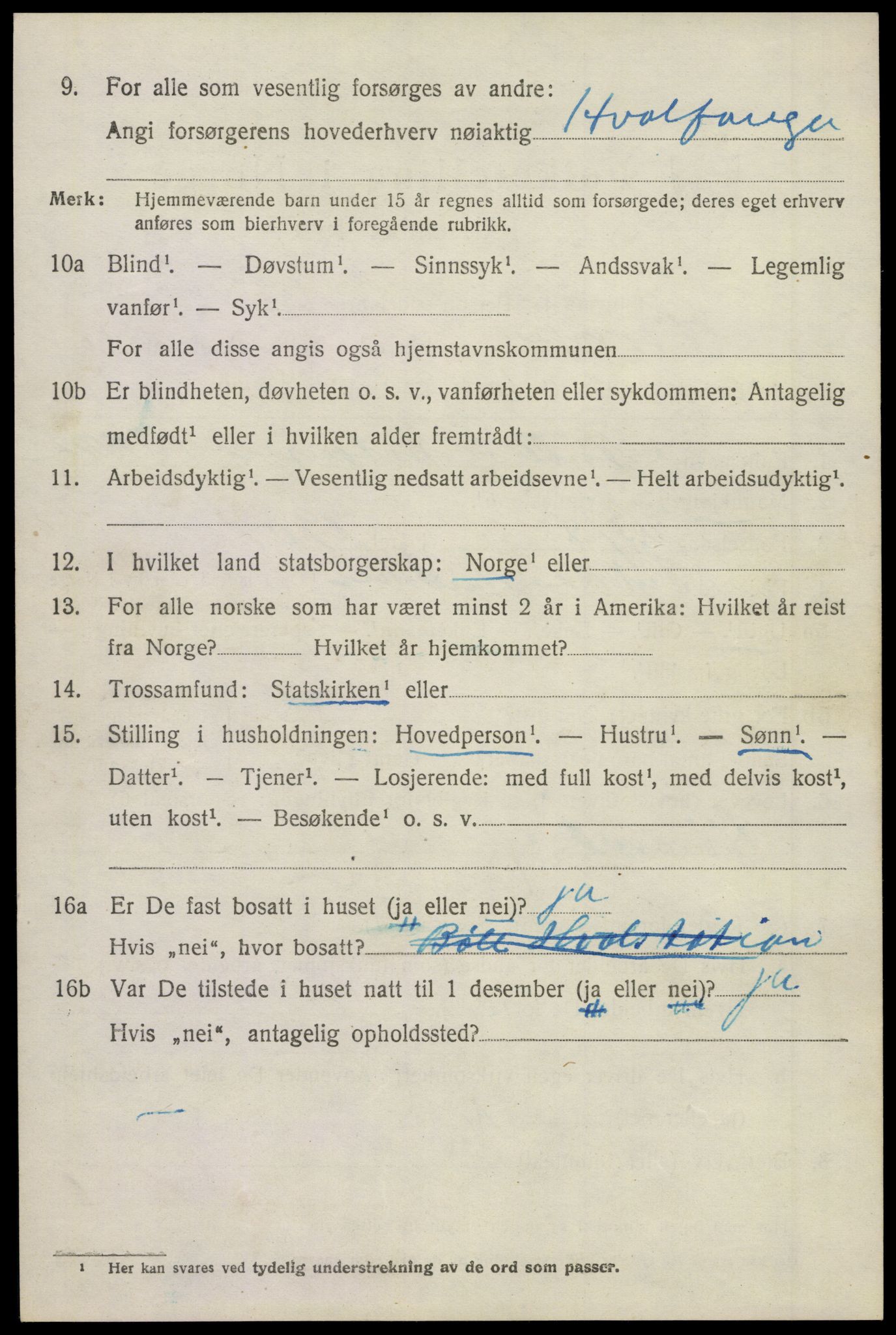 SAKO, 1920 census for Stokke, 1920, p. 12243