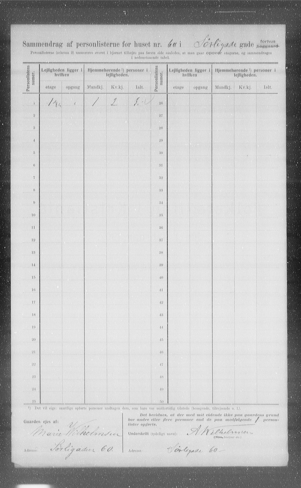 OBA, Municipal Census 1907 for Kristiania, 1907, p. 54379