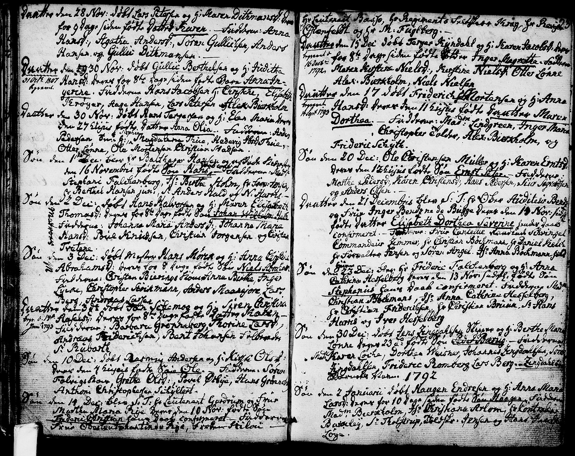 Larvik kirkebøker, AV/SAKO-A-352/G/Ga/L0001: Parish register (copy) no. I 1, 1785-1807, p. 23