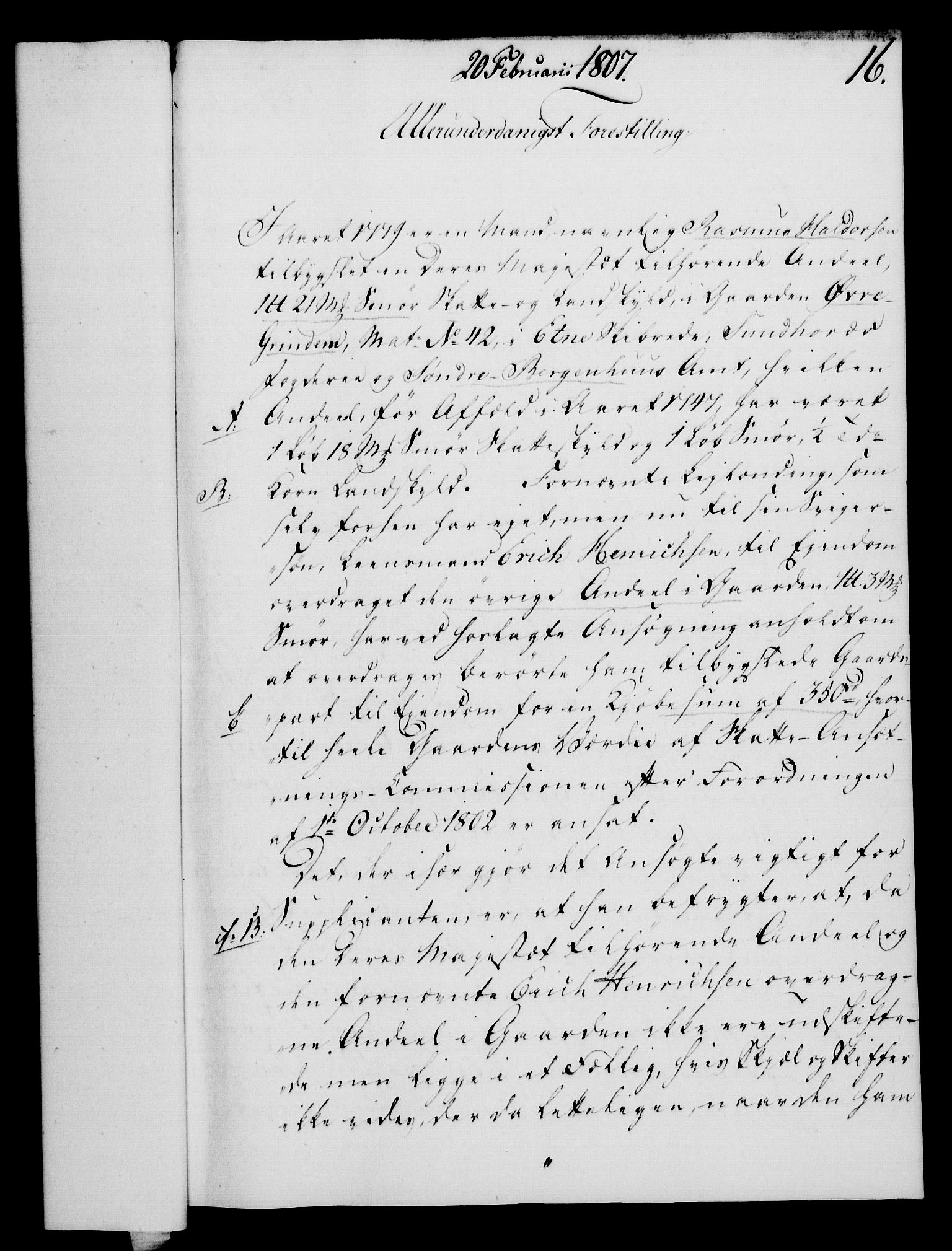 Rentekammeret, Kammerkanselliet, RA/EA-3111/G/Gf/Gfa/L0089: Norsk relasjons- og resolusjonsprotokoll (merket RK 52.89), 1807, p. 131