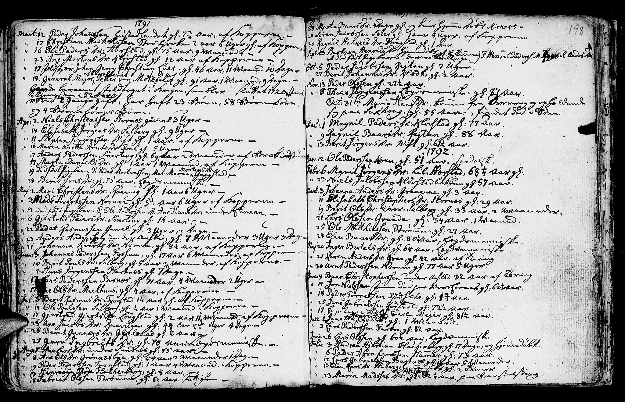 Ministerialprotokoller, klokkerbøker og fødselsregistre - Nord-Trøndelag, SAT/A-1458/730/L0273: Parish register (official) no. 730A02, 1762-1802, p. 198