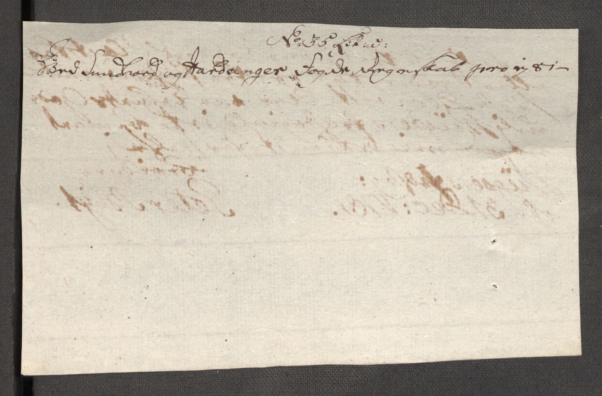 Rentekammeret inntil 1814, Reviderte regnskaper, Fogderegnskap, AV/RA-EA-4092/R48/L3097: Fogderegnskap Sunnhordland og Hardanger, 1781, p. 245