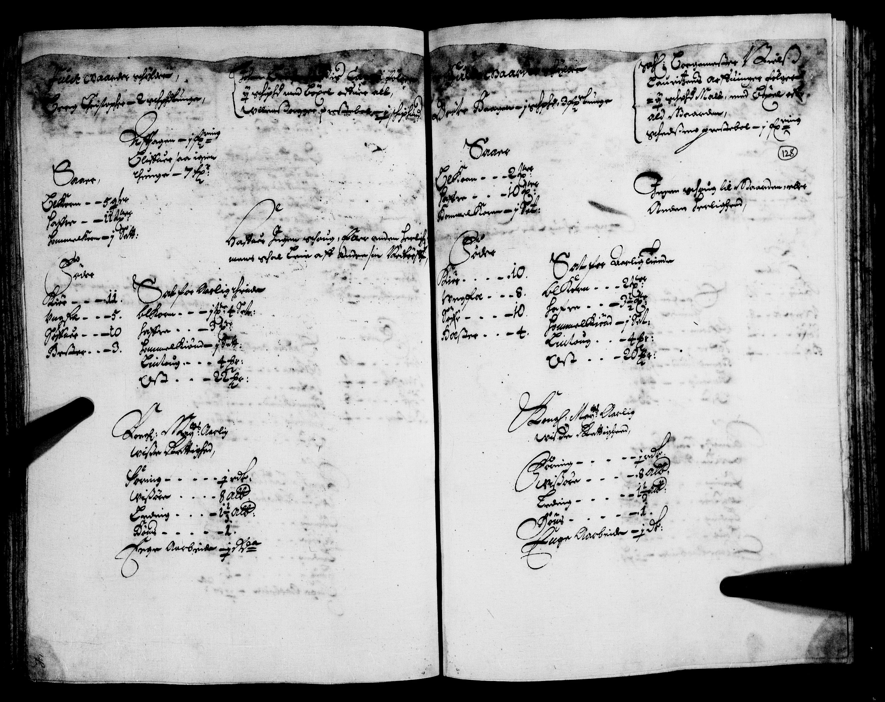 Rentekammeret inntil 1814, Realistisk ordnet avdeling, AV/RA-EA-4070/N/Nb/Nba/L0007: Nedre Romerike fogderi, 1. del, 1666, p. 127b-128a