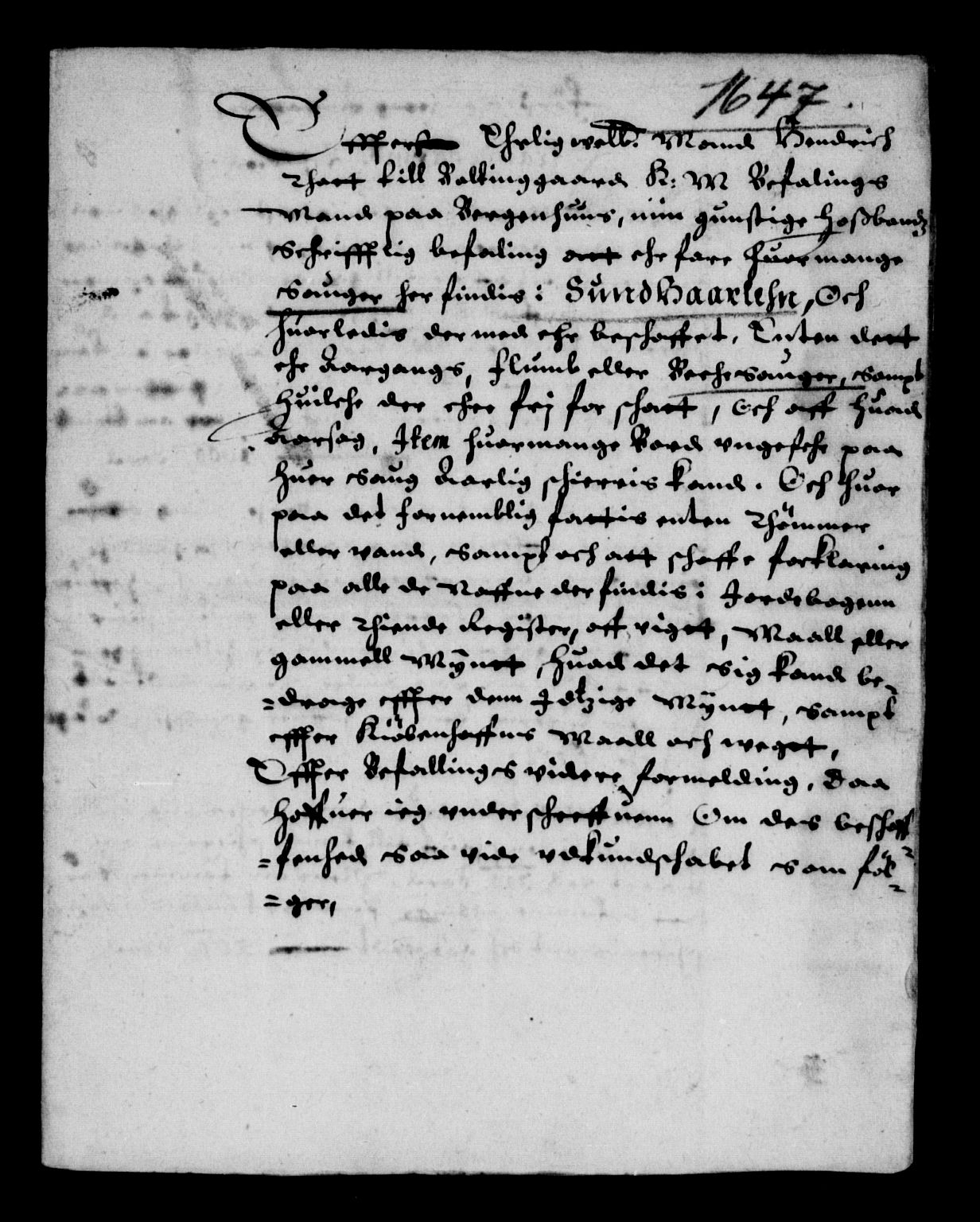 Rentekammeret inntil 1814, Reviderte regnskaper, Lensregnskaper, AV/RA-EA-5023/R/Rb/Rbt/L0108: Bergenhus len, 1641-1648