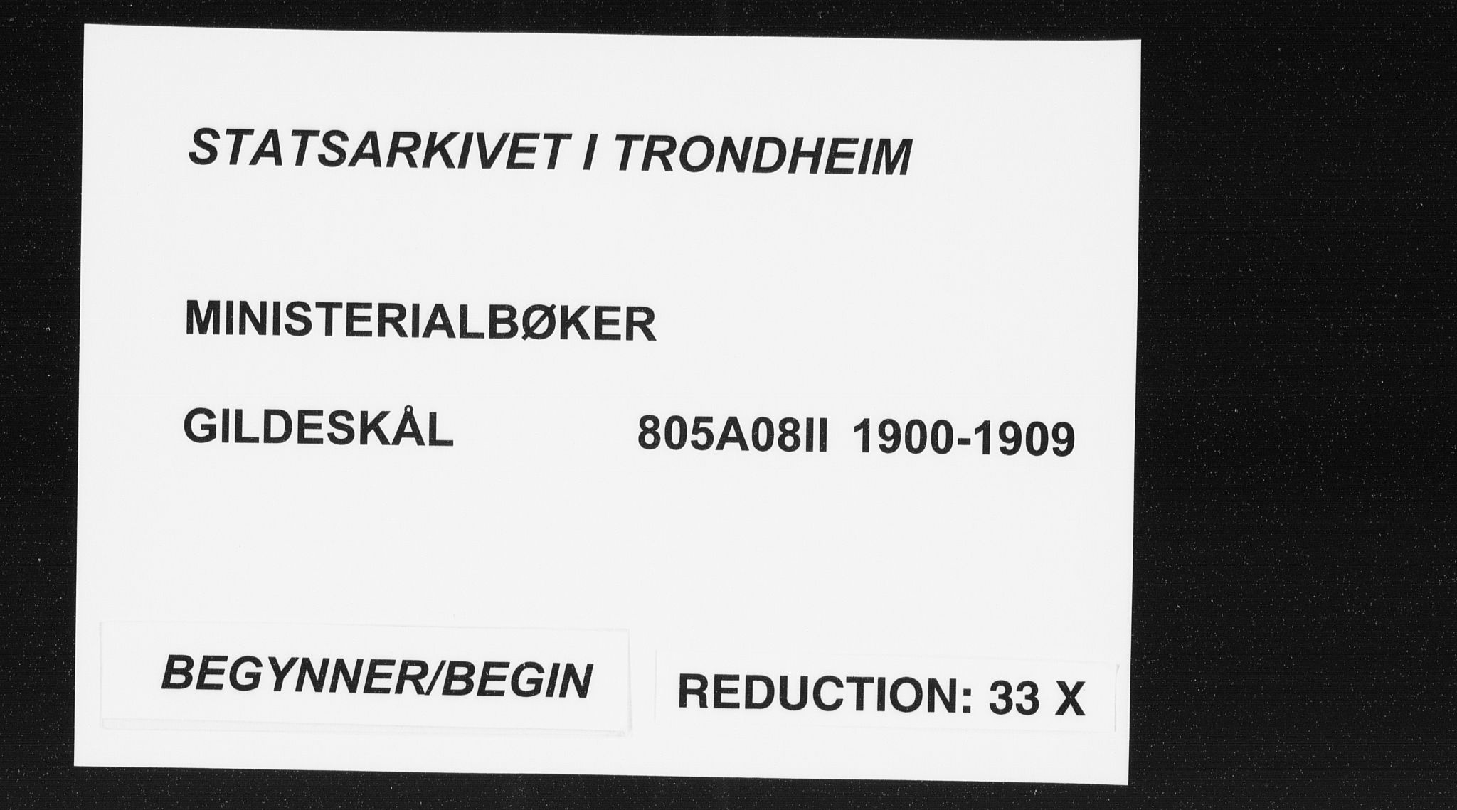 Ministerialprotokoller, klokkerbøker og fødselsregistre - Nordland, SAT/A-1459/805/L0103: Parish register (official) no. 805A08II, 1900-1909
