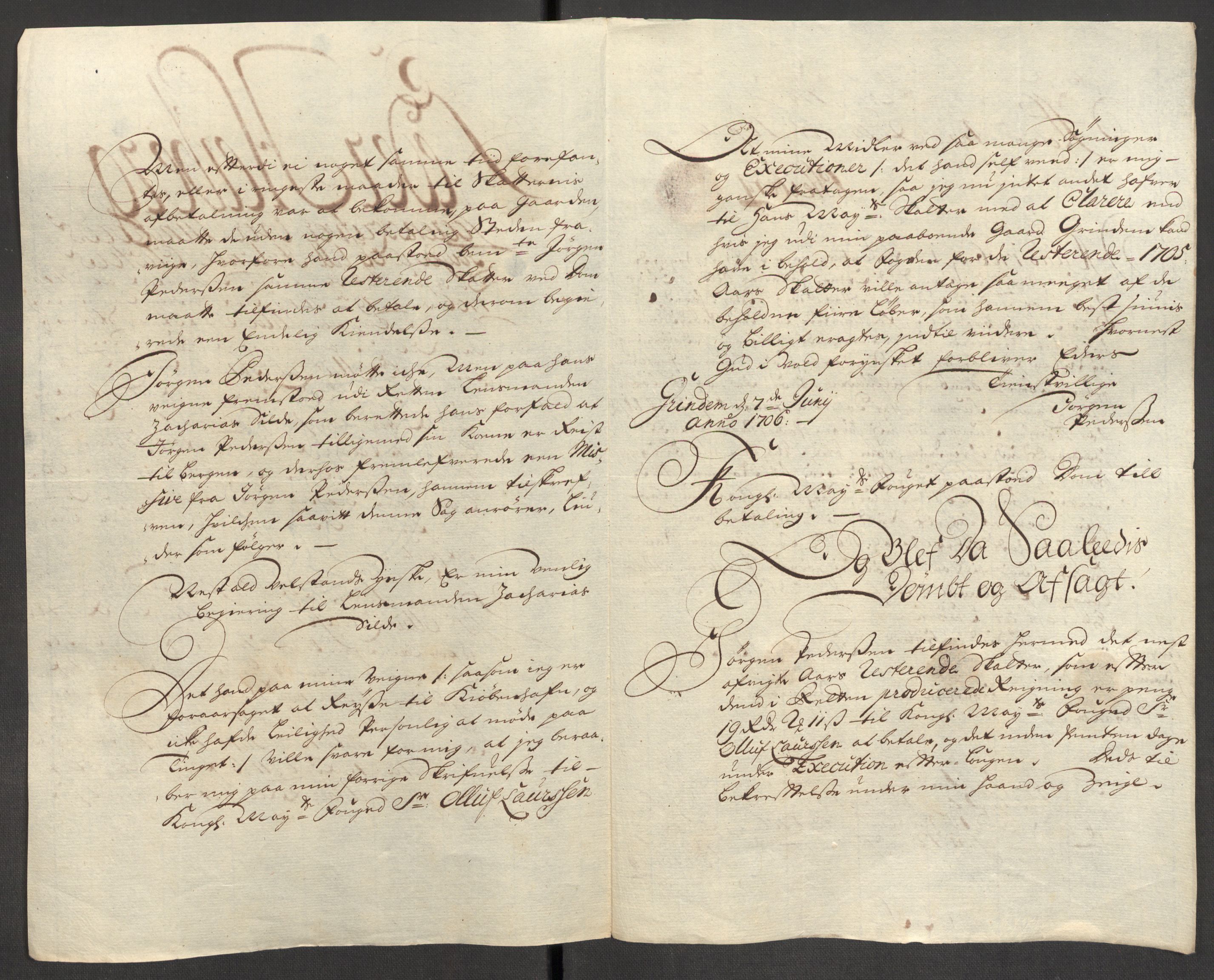 Rentekammeret inntil 1814, Reviderte regnskaper, Fogderegnskap, AV/RA-EA-4092/R48/L2984: Fogderegnskap Sunnhordland og Hardanger, 1706-1707, p. 217