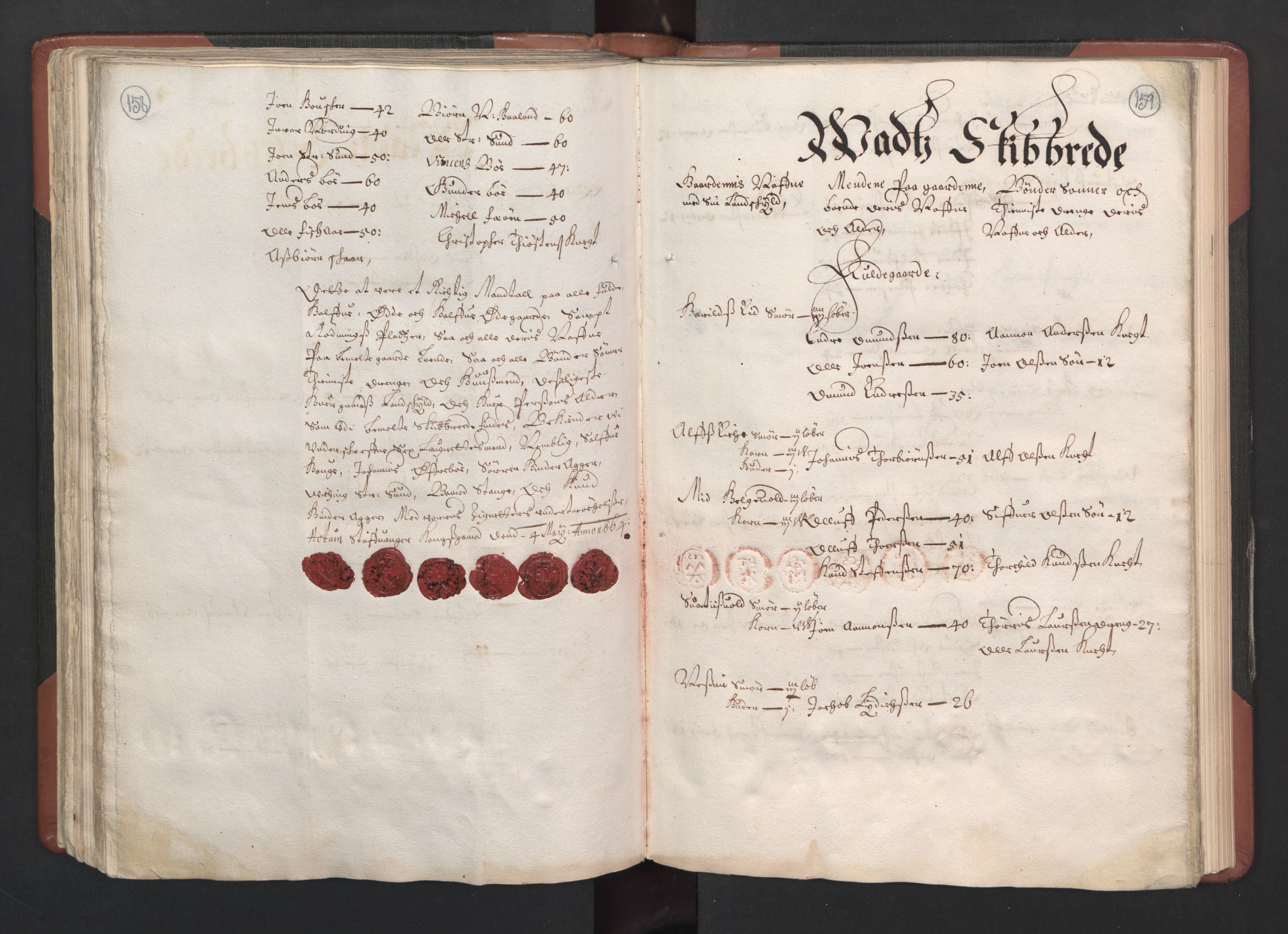 RA, Bailiff's Census 1664-1666, no. 12: Ryfylke fogderi, 1664, p. 158-159