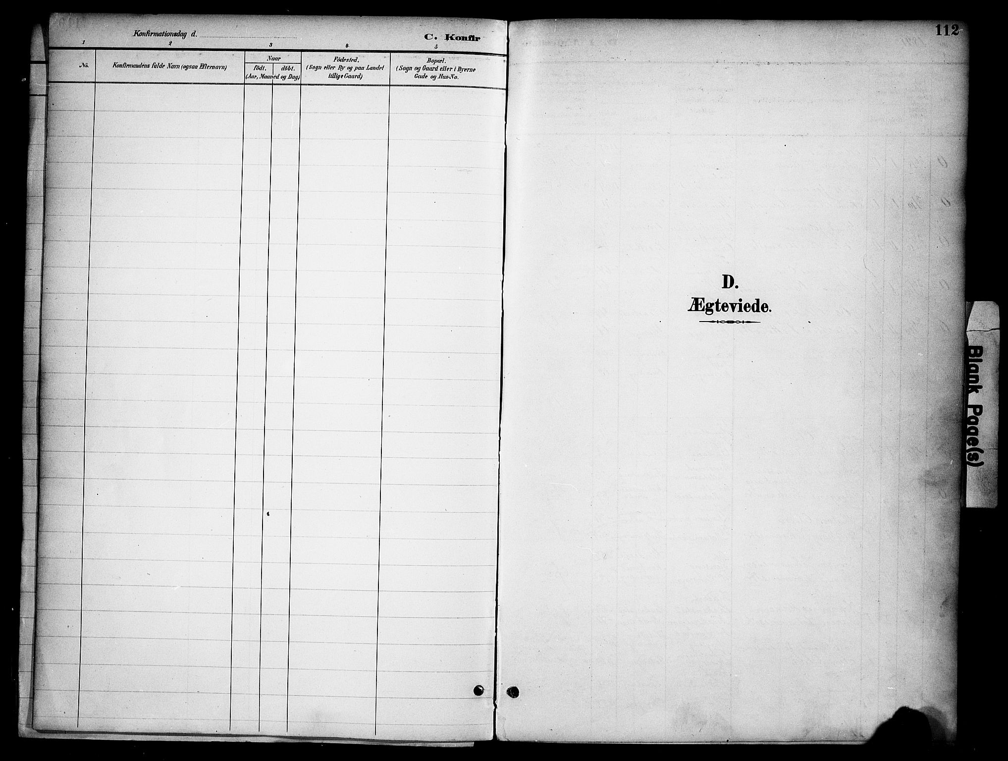 Ringsaker prestekontor, AV/SAH-PREST-014/K/Ka/L0015: Parish register (official) no. 15, 1891-1904, p. 112