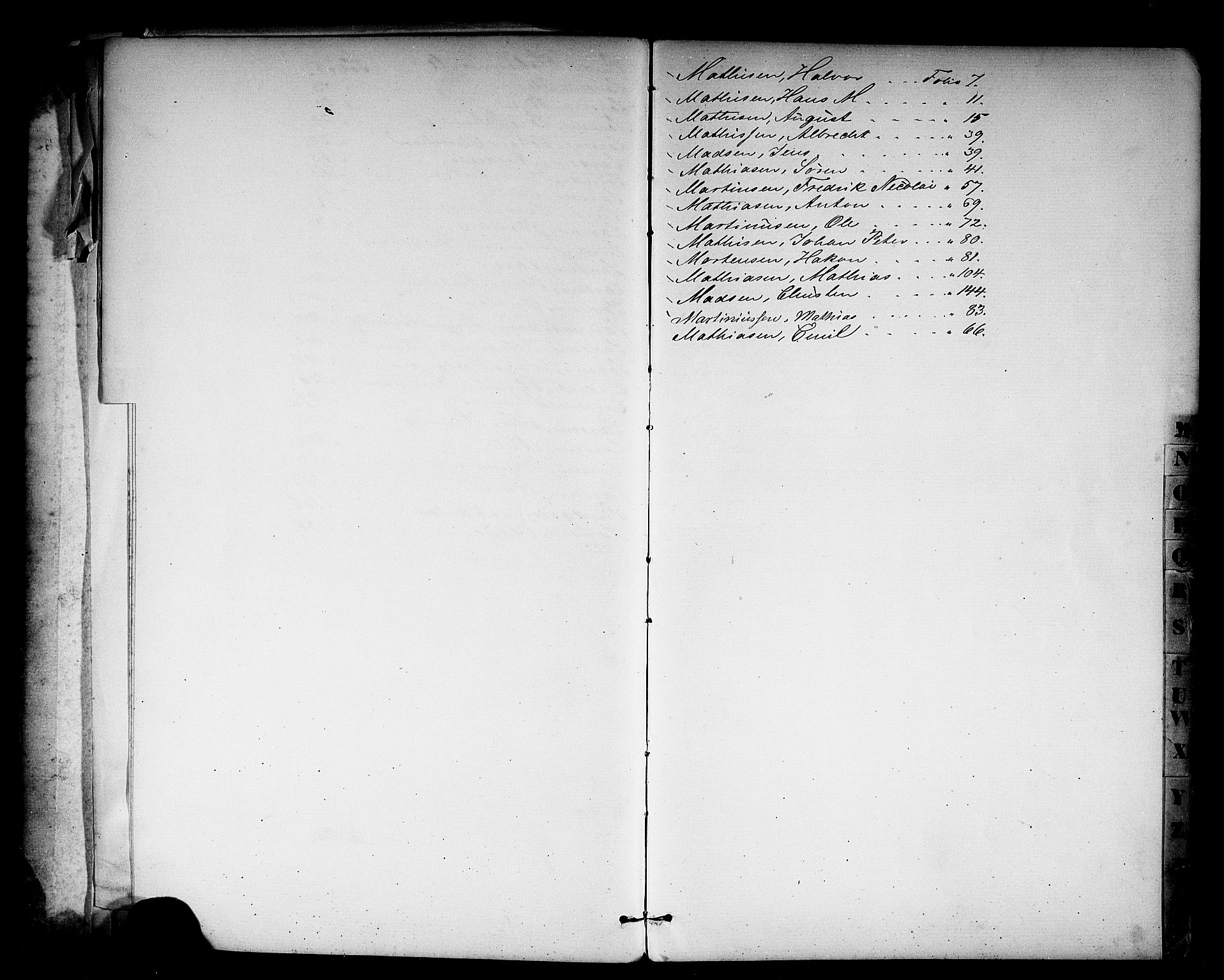 Horten innrulleringskontor, SAKO/A-785/F/Fc/L0001: Hovedrulle, 1860-1861, p. 13