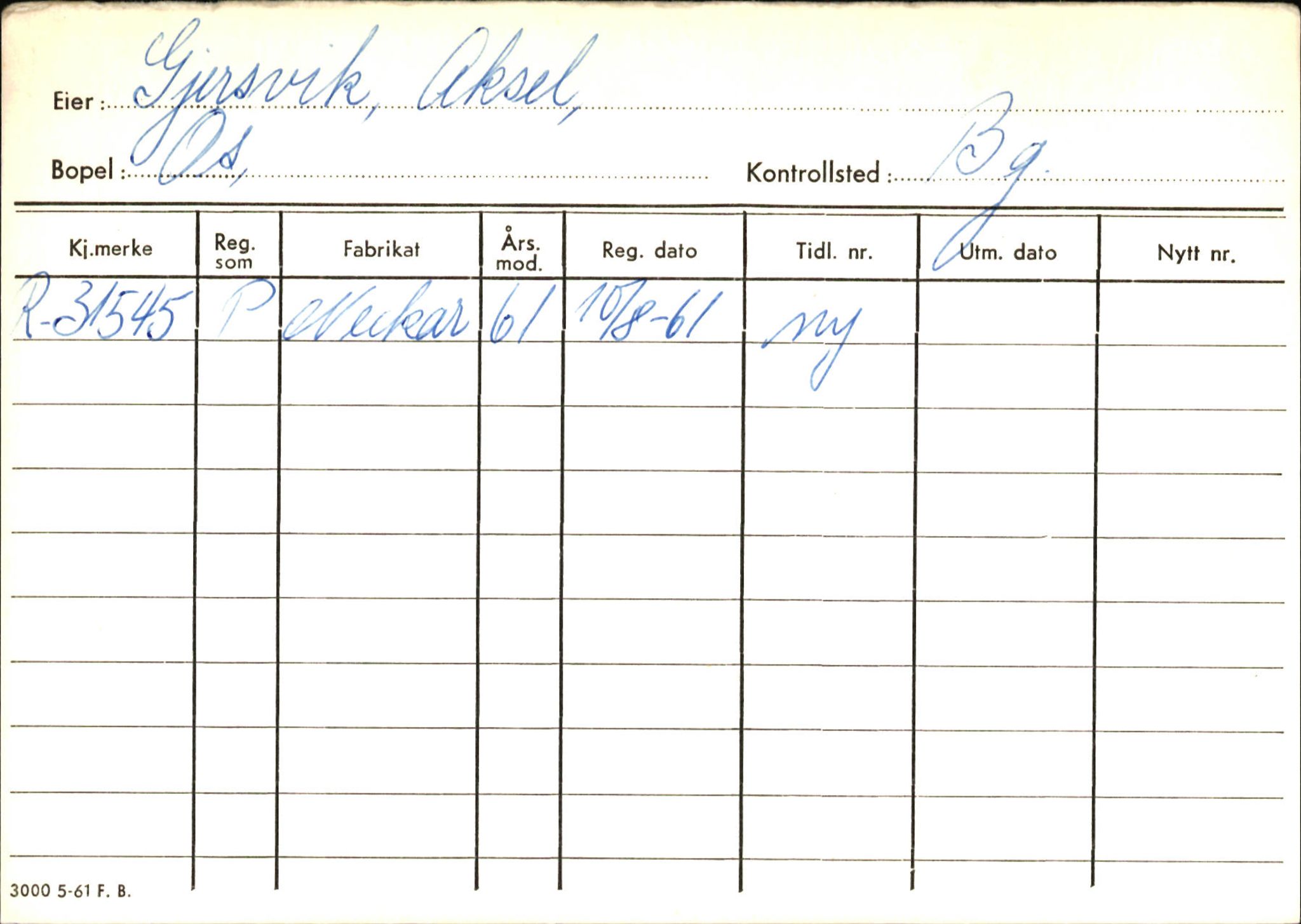 Statens vegvesen, Hordaland vegkontor, AV/SAB-A-5201/2/Ha/L0016: R-eierkort G, 1920-1971, p. 27