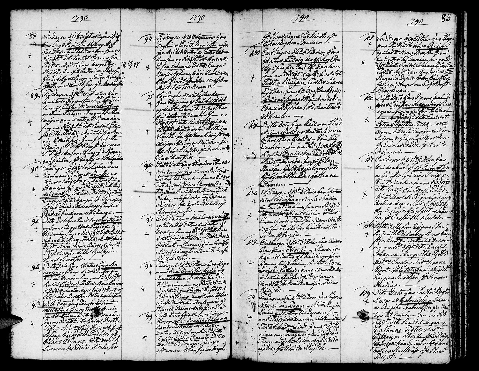 Nykirken Sokneprestembete, SAB/A-77101/H/Haa/L0005: Parish register (official) no. A 5, 1775-1808, p. 83