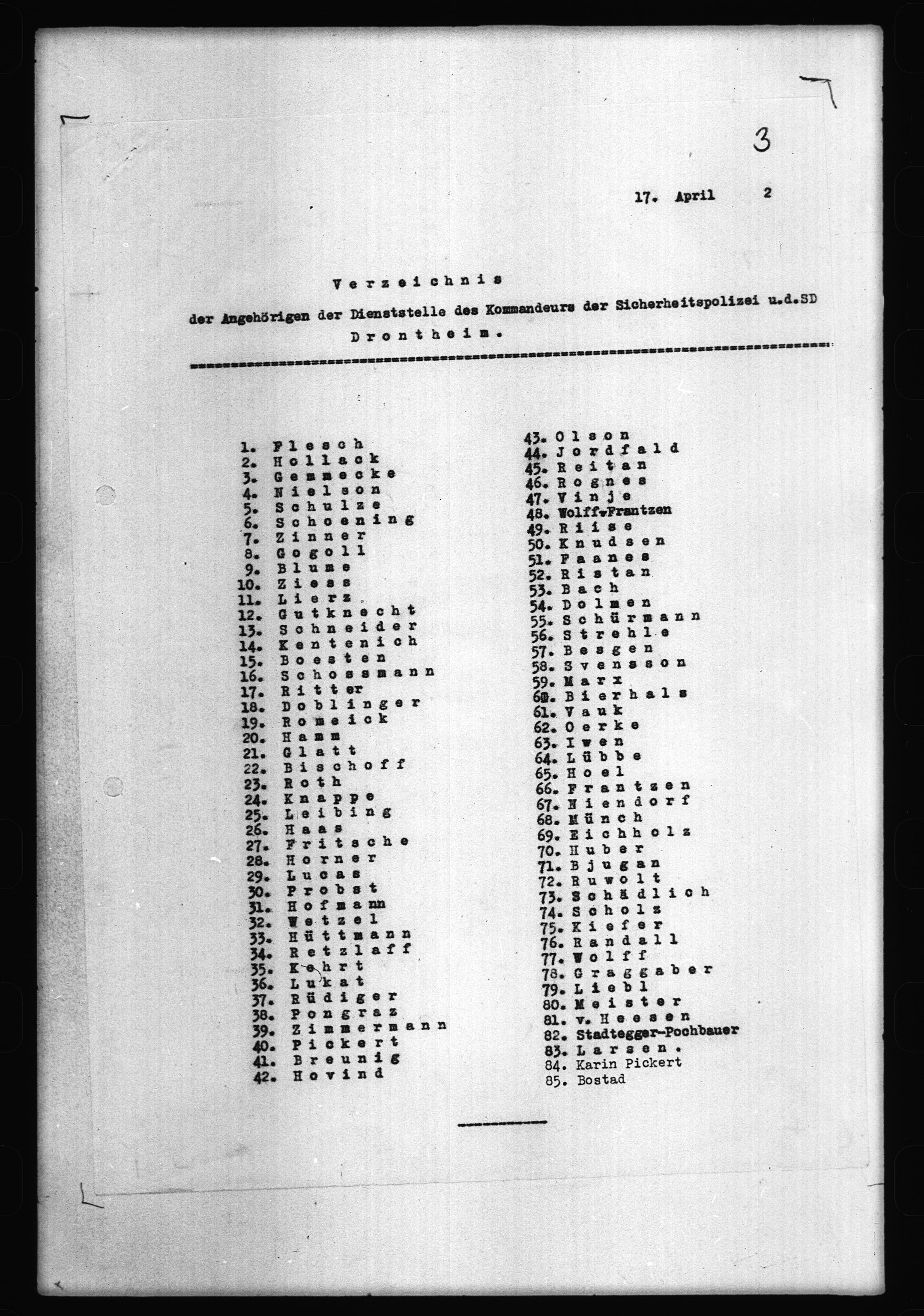 Documents Section, AV/RA-RAFA-2200/V/L0056: Film med LMDC Serial Numbers, 1940-1945, p. 307