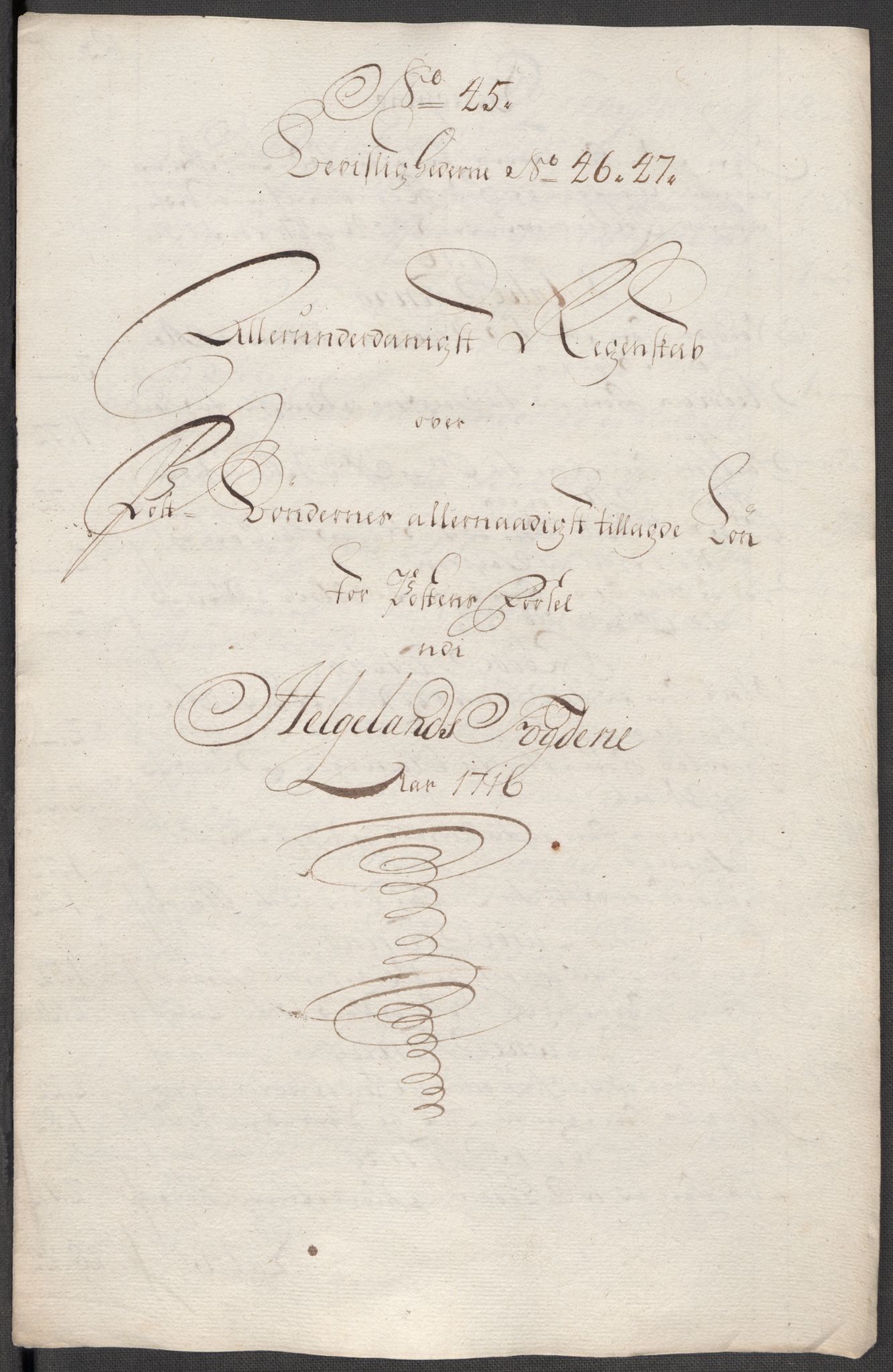 Rentekammeret inntil 1814, Reviderte regnskaper, Fogderegnskap, RA/EA-4092/R65/L4514: Fogderegnskap Helgeland, 1716, p. 297