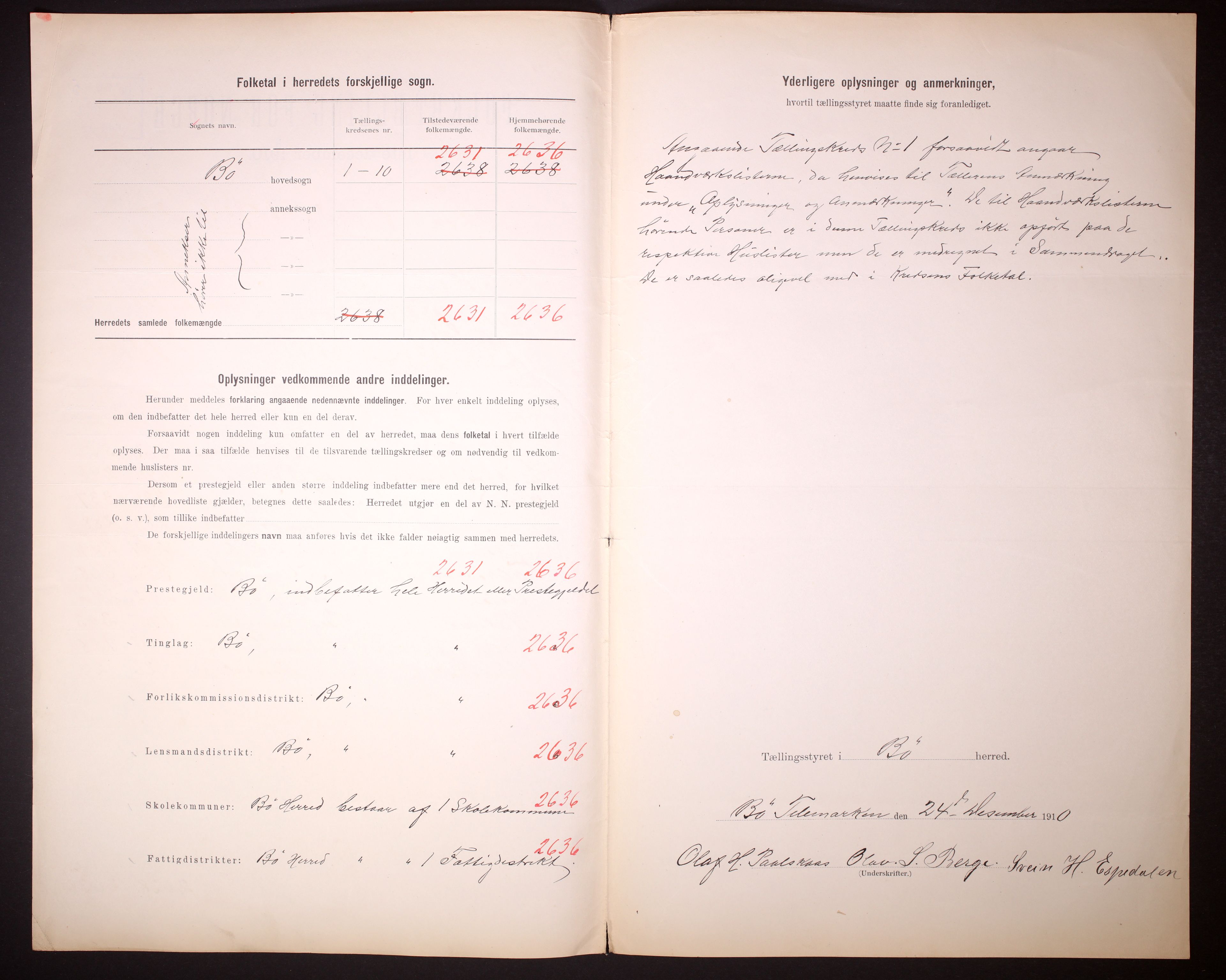 RA, 1910 census for Bø, 1910, p. 3