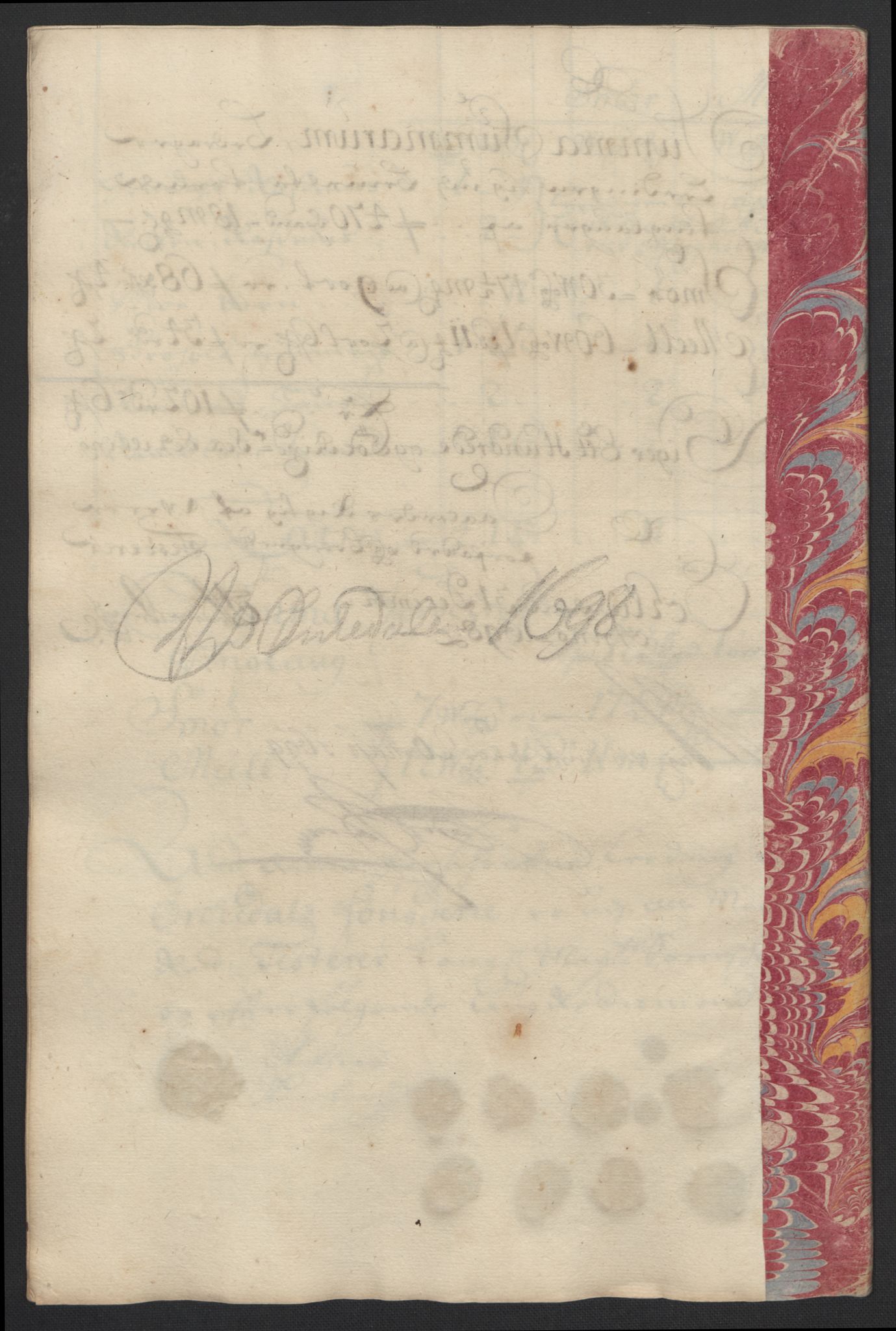 Rentekammeret inntil 1814, Reviderte regnskaper, Fogderegnskap, RA/EA-4092/R60/L3948: Fogderegnskap Orkdal og Gauldal, 1698, p. 196