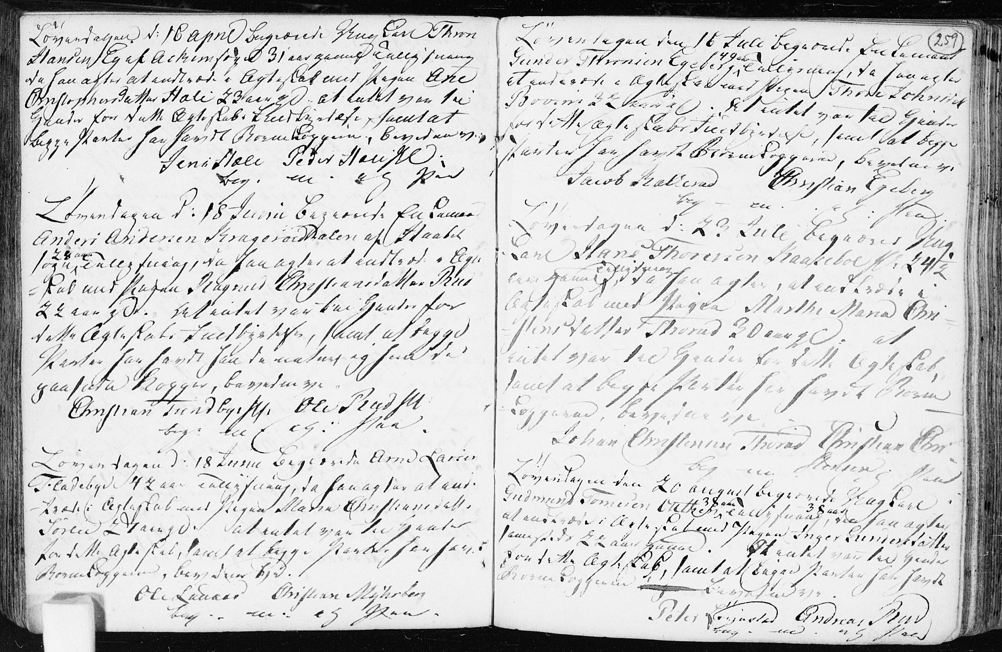 Spydeberg prestekontor Kirkebøker, AV/SAO-A-10924/F/Fa/L0003: Parish register (official) no. I 3, 1778-1814, p. 259