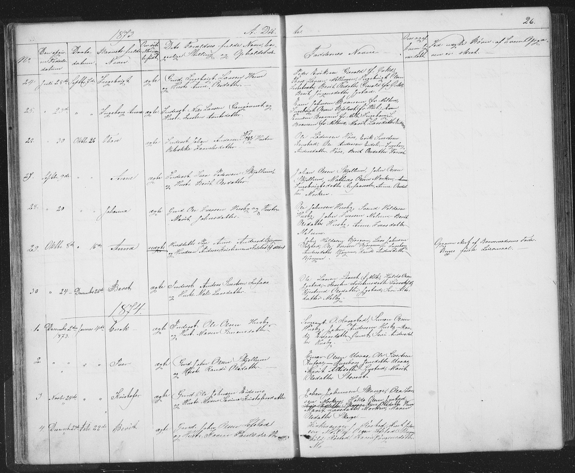 Ministerialprotokoller, klokkerbøker og fødselsregistre - Sør-Trøndelag, SAT/A-1456/667/L0798: Parish register (copy) no. 667C03, 1867-1929, p. 26