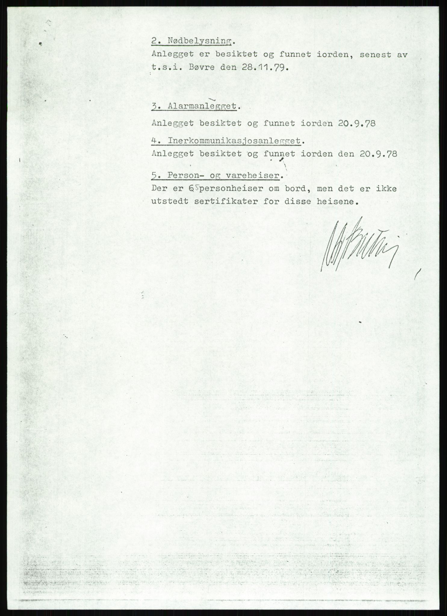 Justisdepartementet, Granskningskommisjonen ved Alexander Kielland-ulykken 27.3.1980, AV/RA-S-1165/D/L0013: H Sjøfartsdirektoratet og Skipskontrollen (H25-H43, H45, H47-H48, H50, H52)/I Det norske Veritas (I34, I41, I47), 1980-1981, p. 593